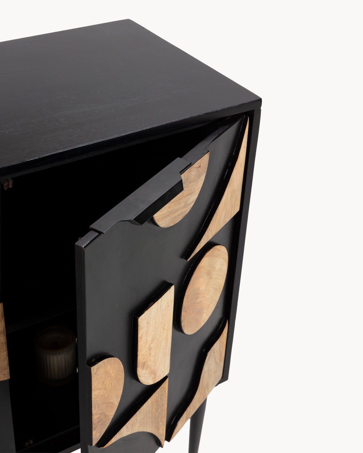 Credenza in legno di mango Navya - Legno/Metallo