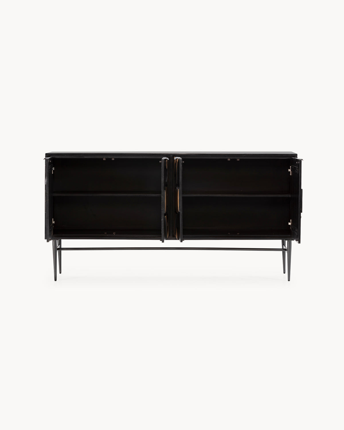 Credenza in legno di mango Navya - Legno/Metallo