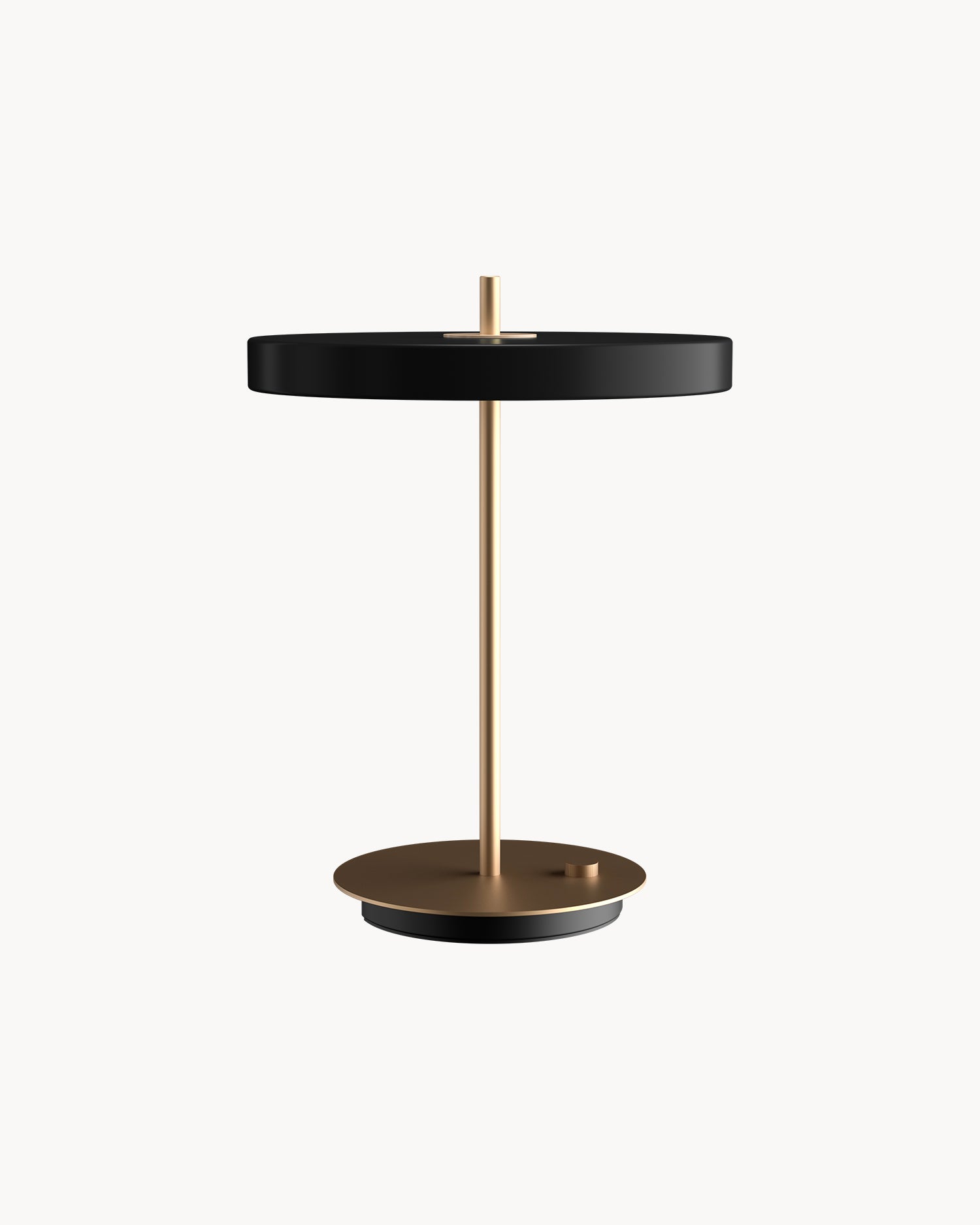 Lampada da tavolo in acciaio Asteria