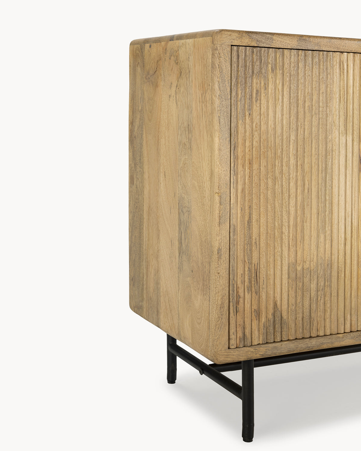 Credenza in legno di mango Mundra - Legno/Metallo