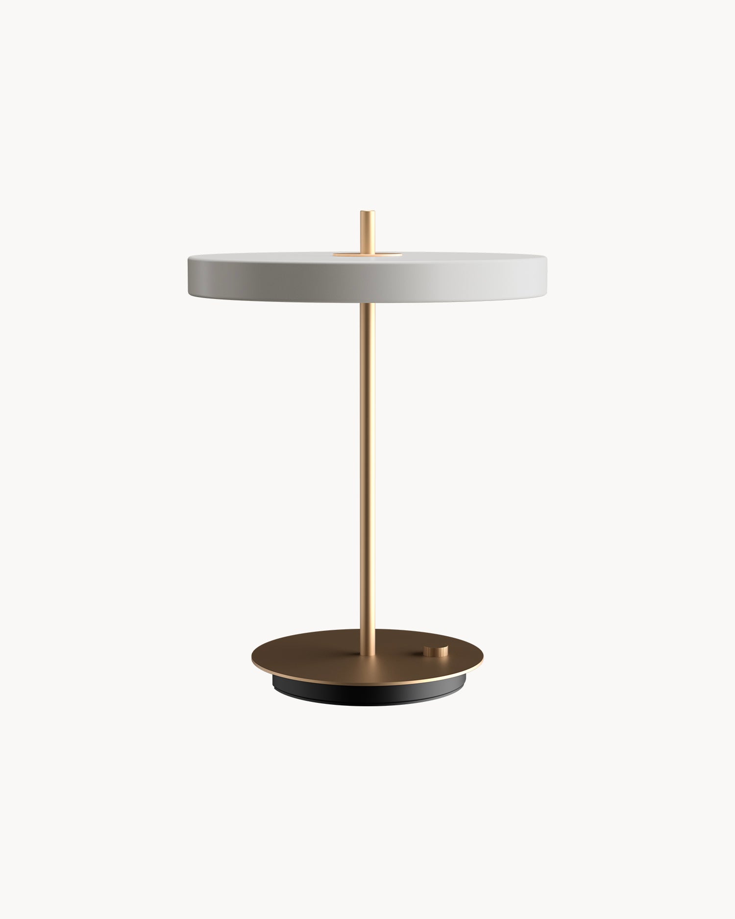 Lampada da tavolo in acciaio Asteria