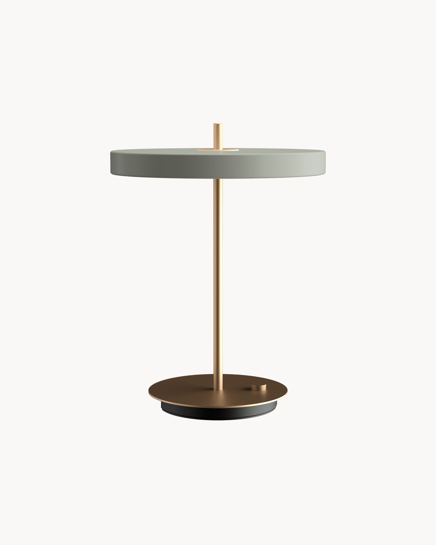 Lampada da tavolo in acciaio Asteria