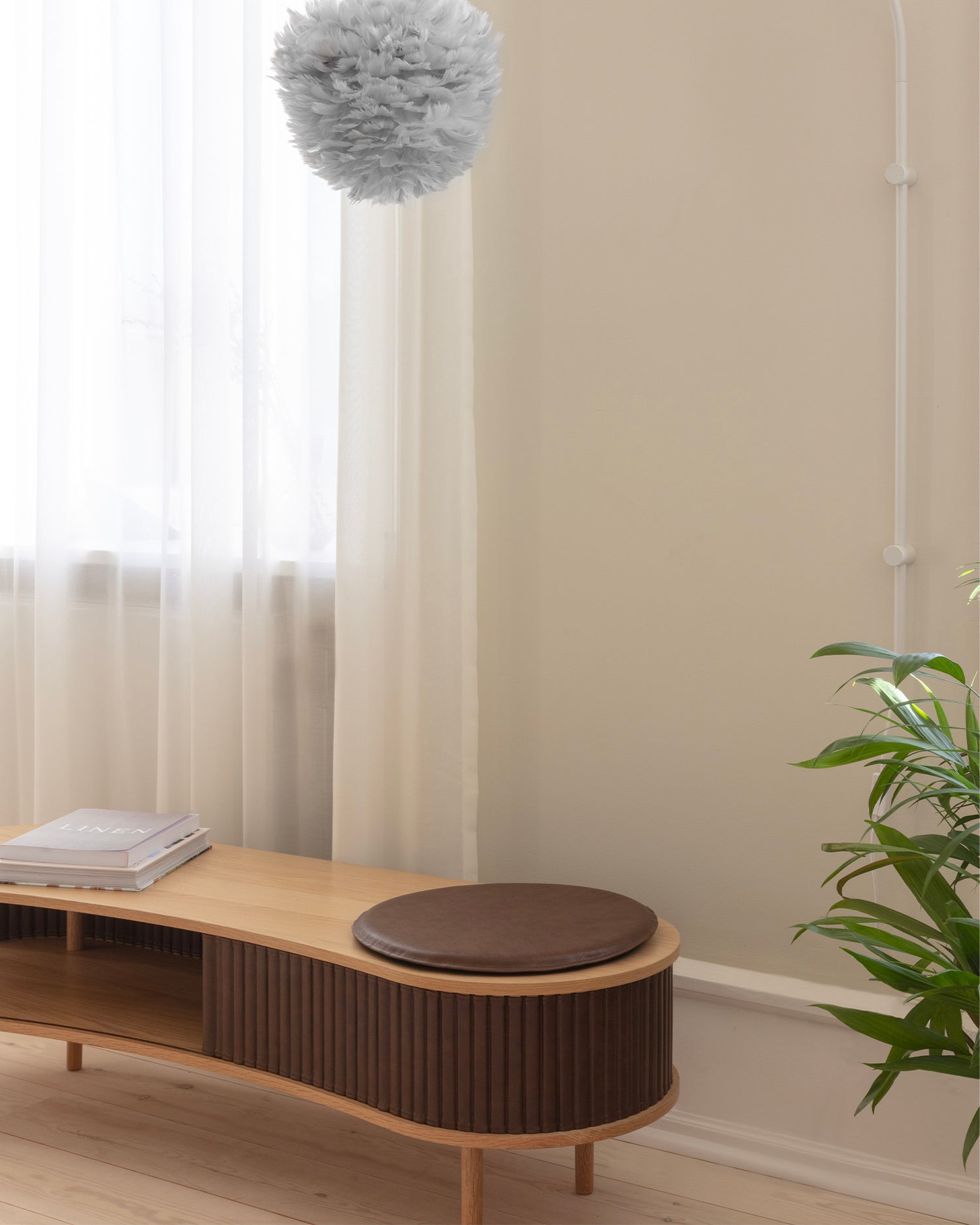 Mobile TV Audacious - Legno/Similpelle