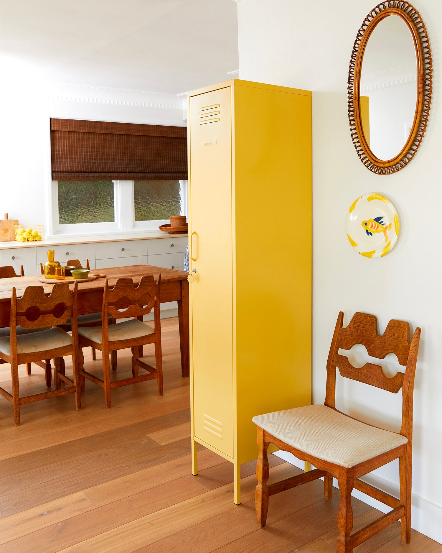 Armadietto in metallo The Skinny, giallo chiaro