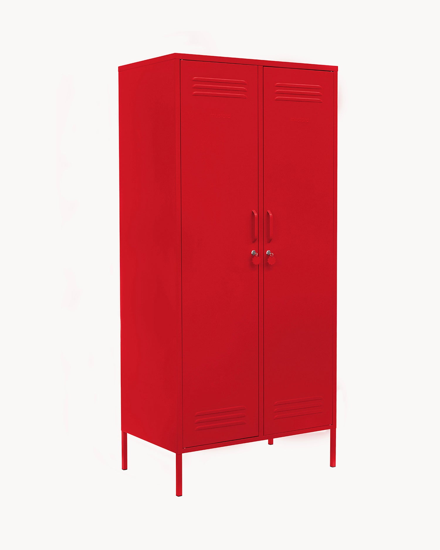 Armadio in metallo The Twinny, rosso