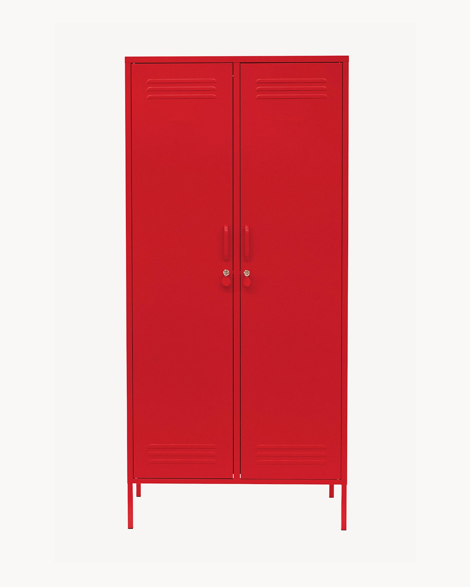 Armadio in metallo The Twinny, rosso