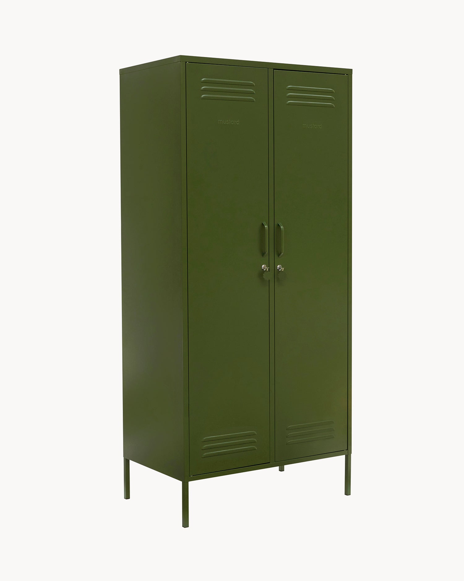 Armadio in metallo The Twinny, verde bosco
