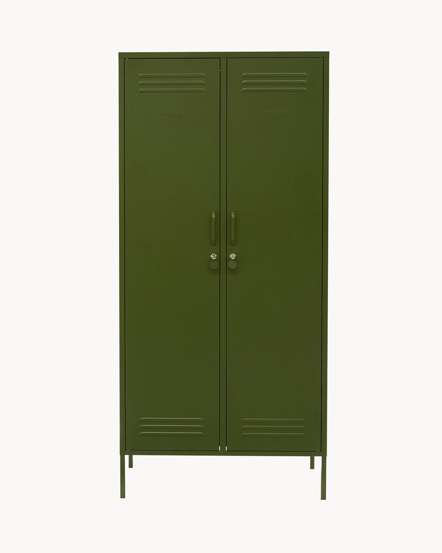 Armadio in metallo The Twinny, verde bosco