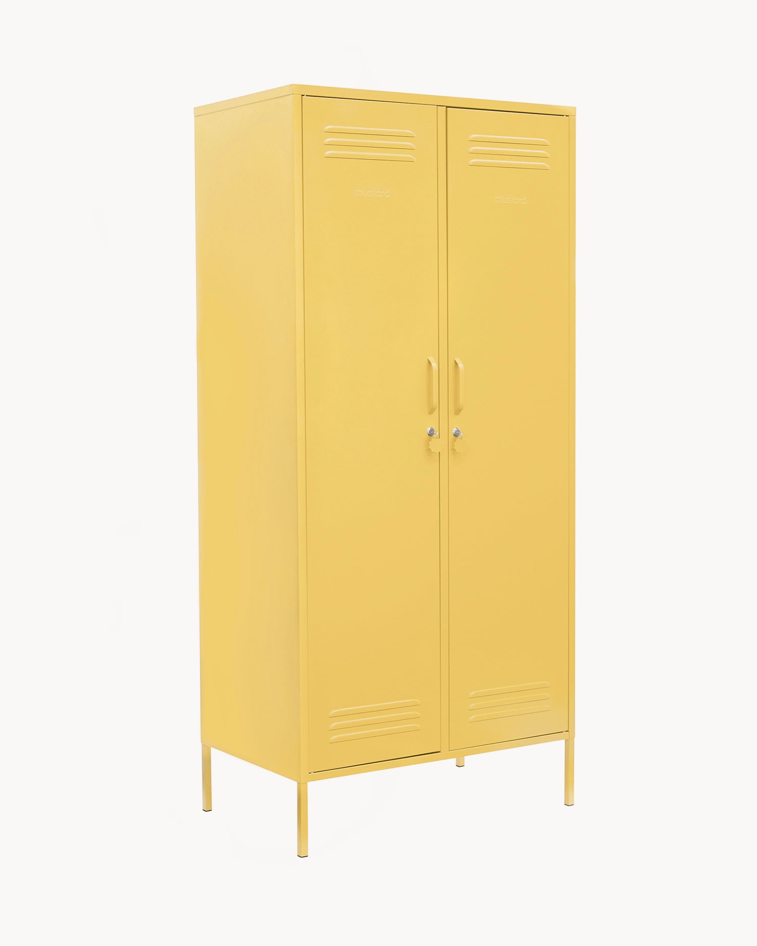 Armadio in metallo The Twinny, giallo chiaro