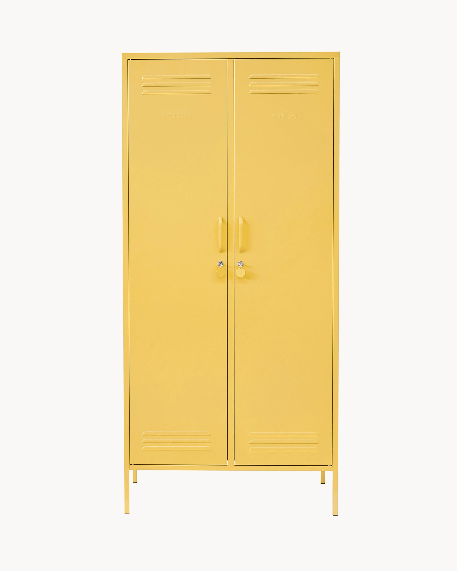 Armadio in metallo The Twinny, giallo chiaro