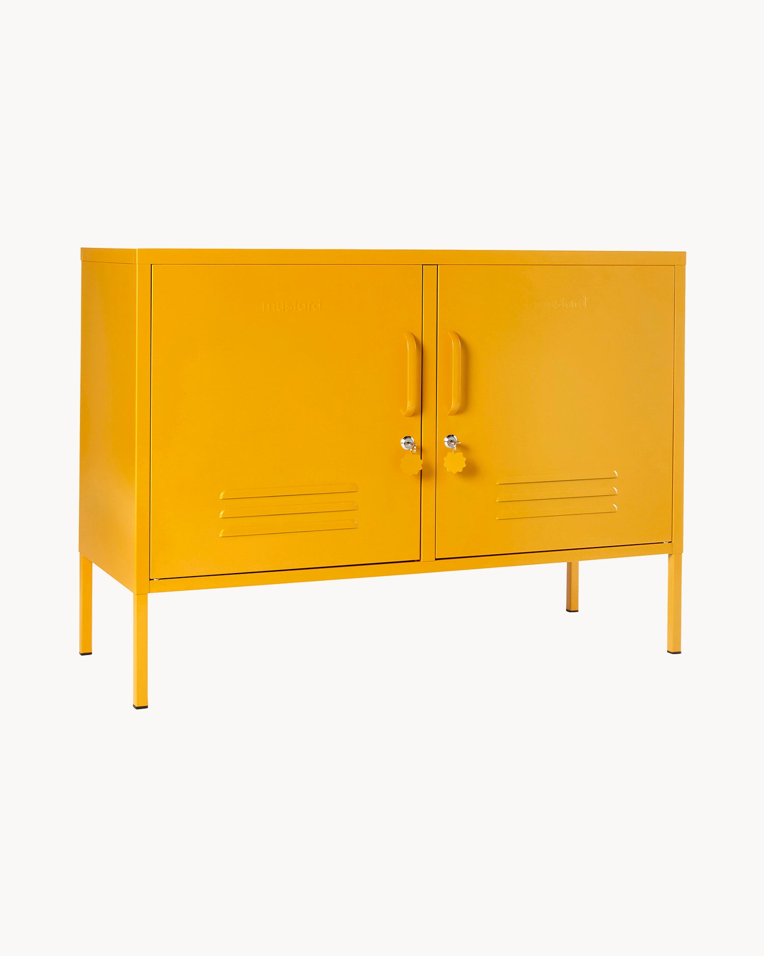 Credenza in metallo The Lowdown, senape