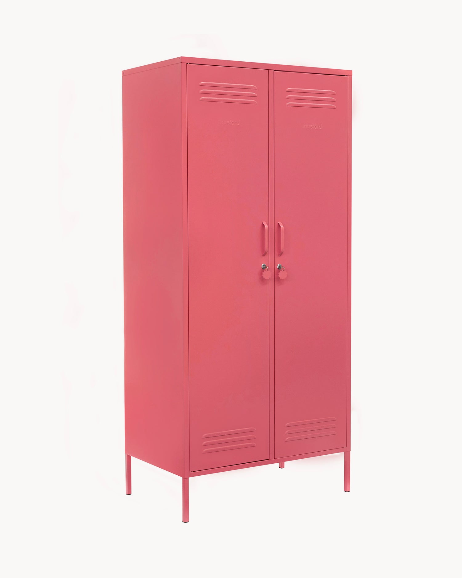 Armadio in metallo The Twinny, rosa antico