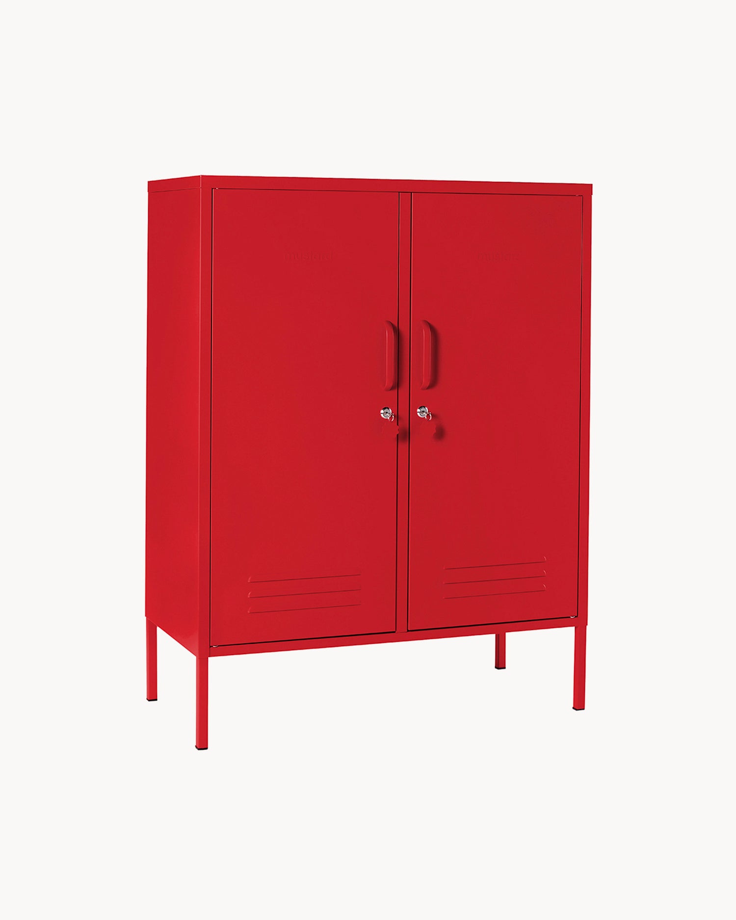 Credenza in metallo The Midi, rosso