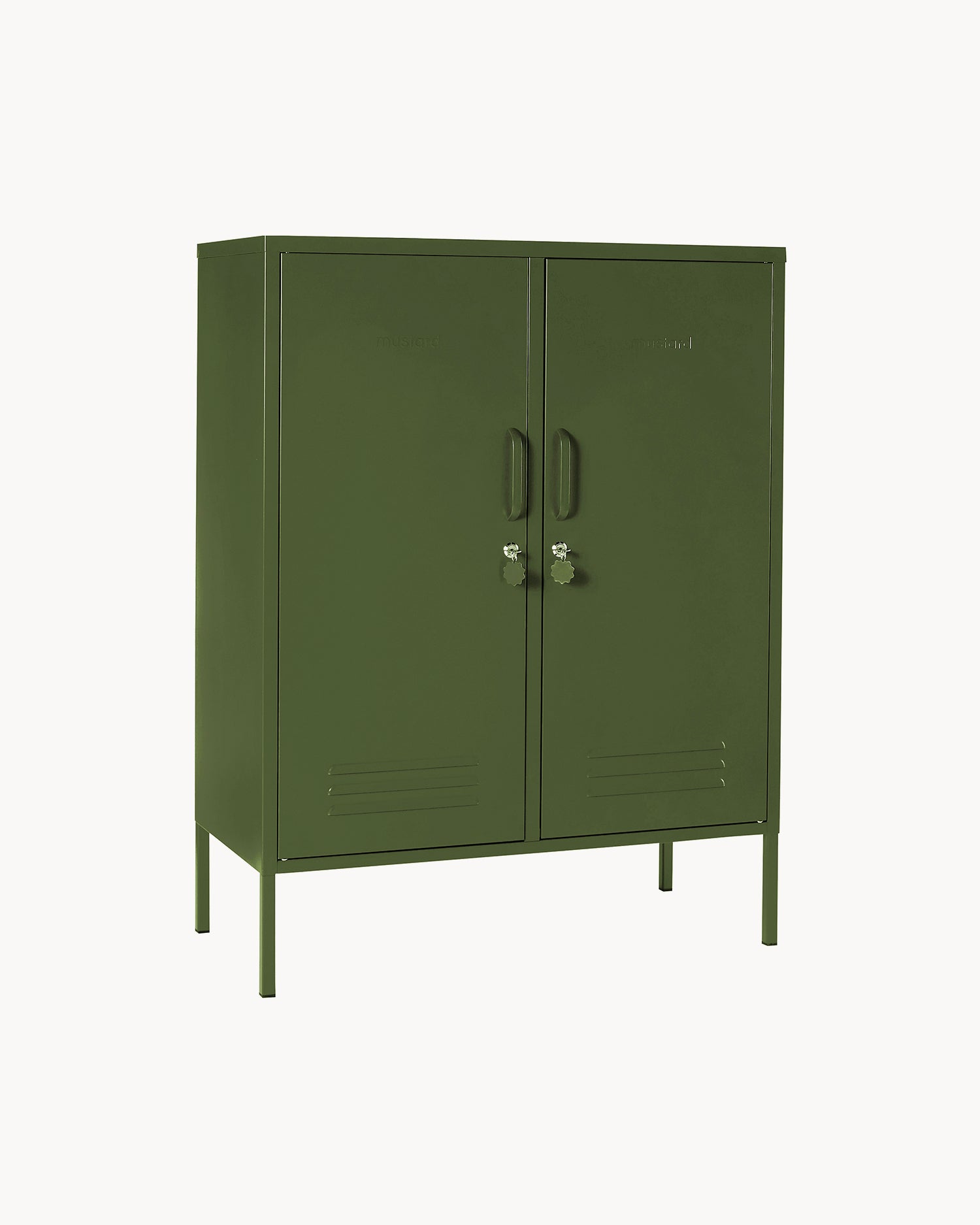 Credenza in metallo The Midi, verde bosco