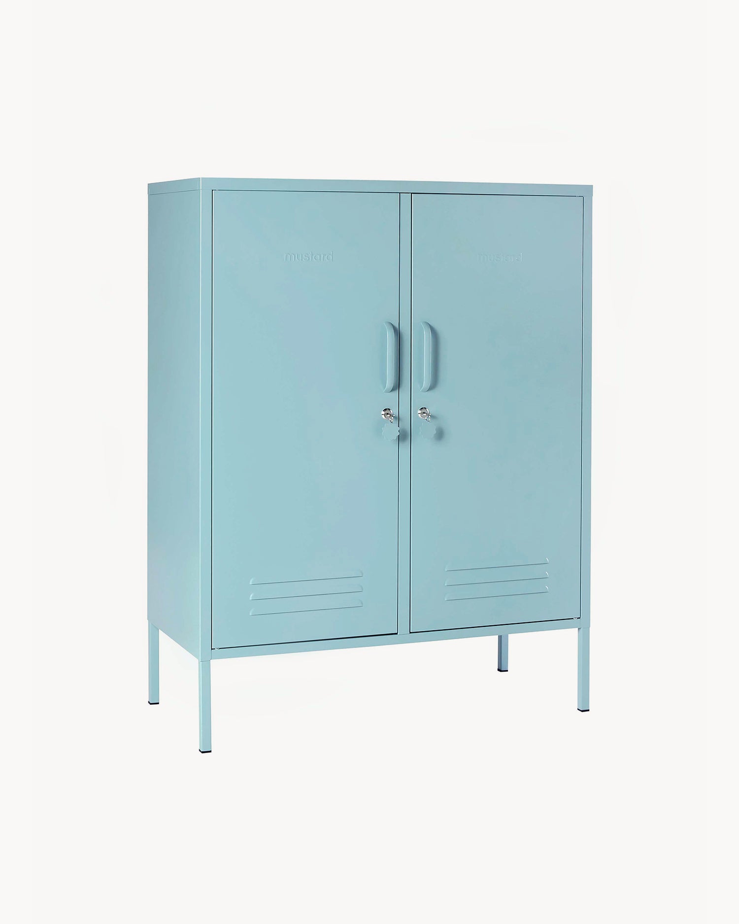 Credenza in metallo The Midi, azzurro
