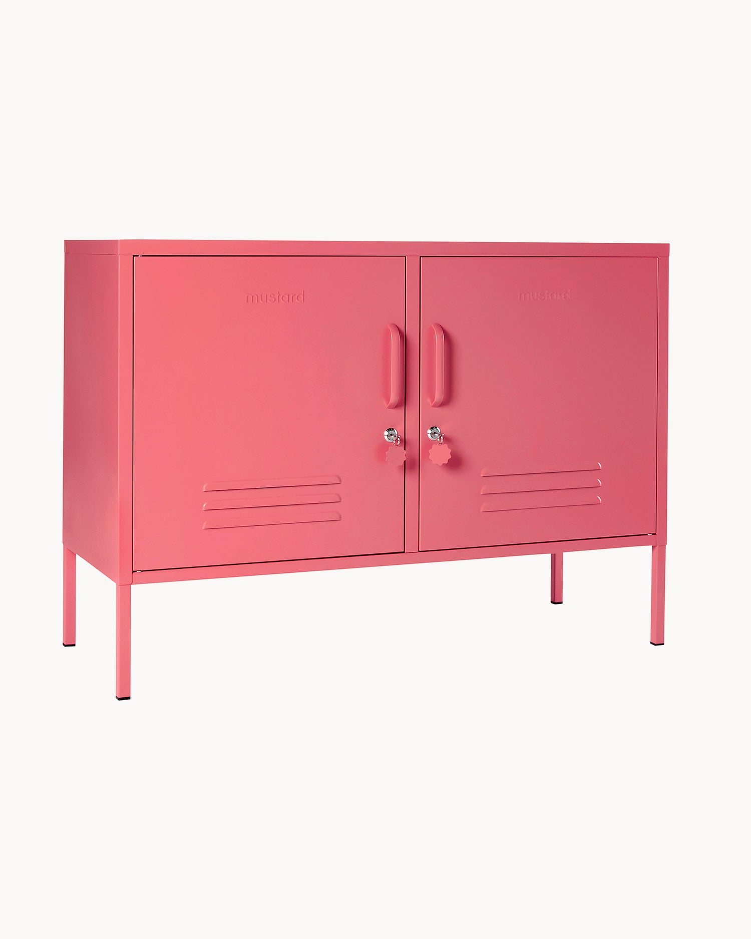 Credenza in metallo The Lowdown, rosa antico