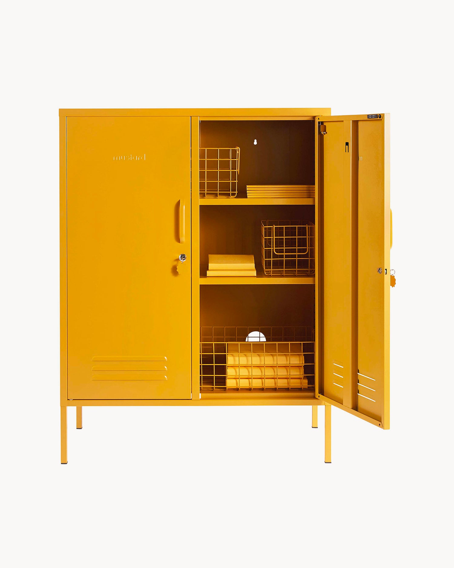 Credenza in metallo The Midi, senape