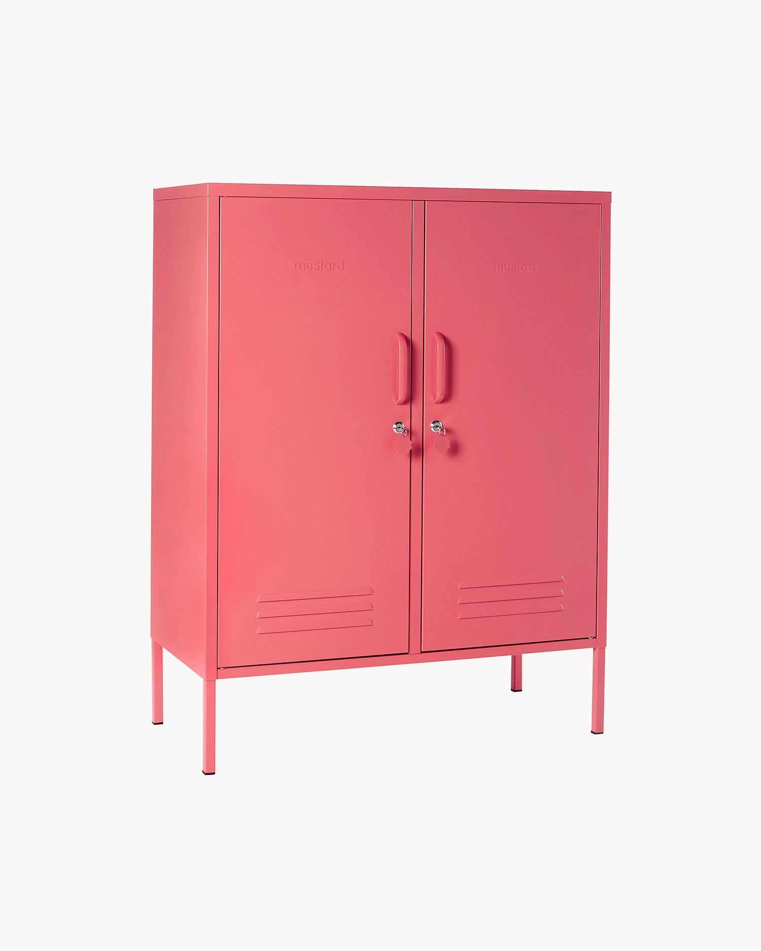 Credenza in metallo The Midi, rosa antico