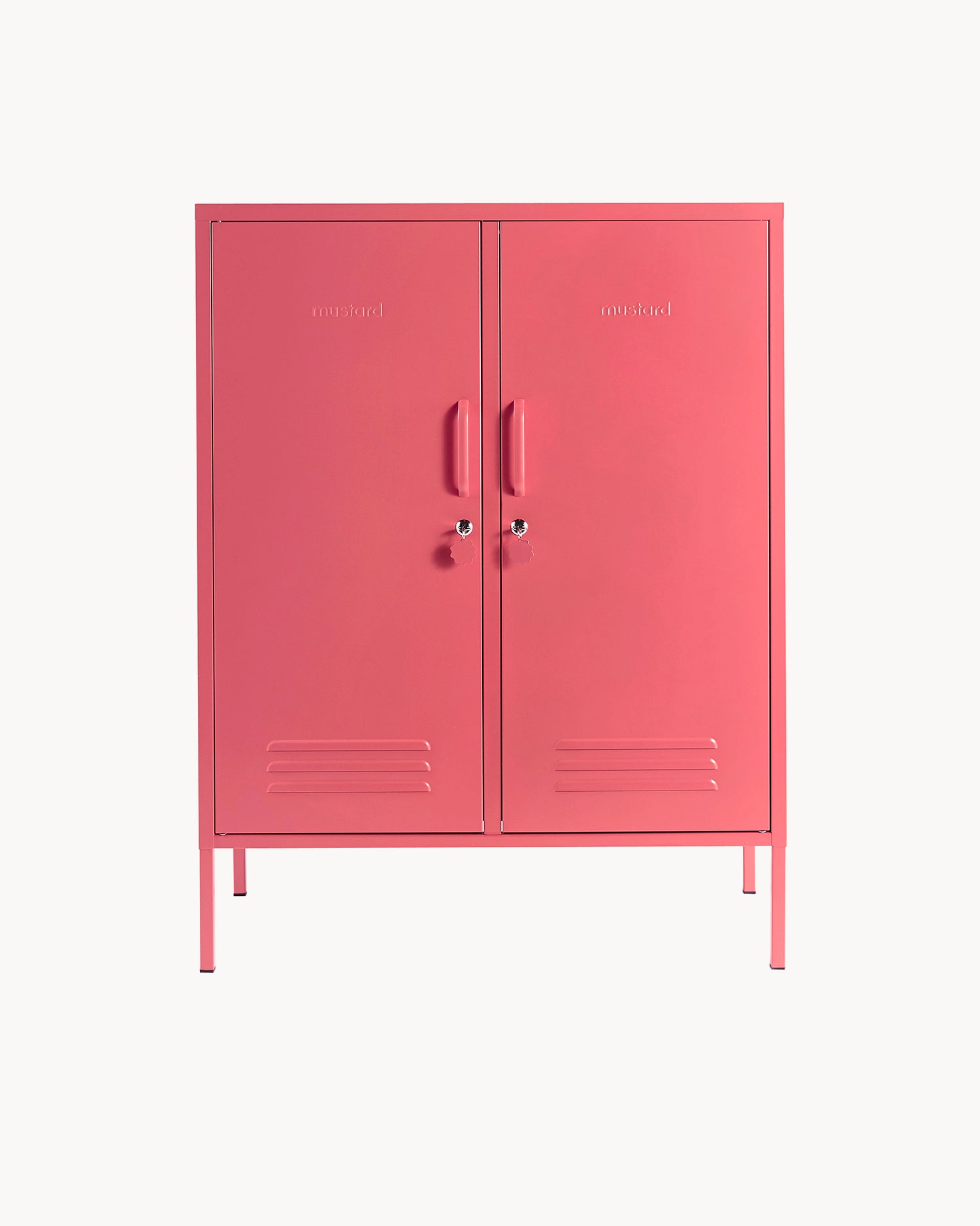 Credenza in metallo The Midi, rosa antico