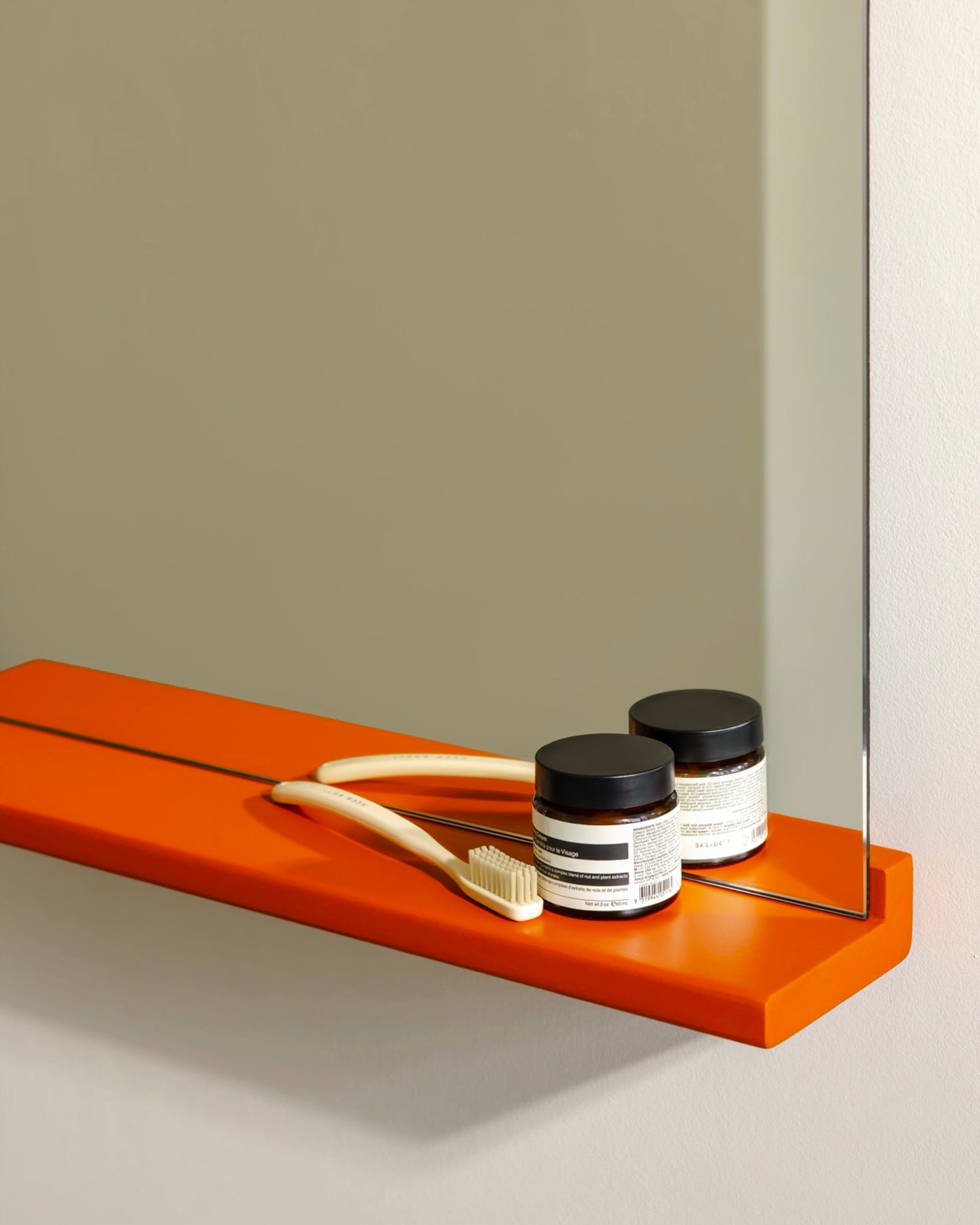 Specchio da parete in legno Lun