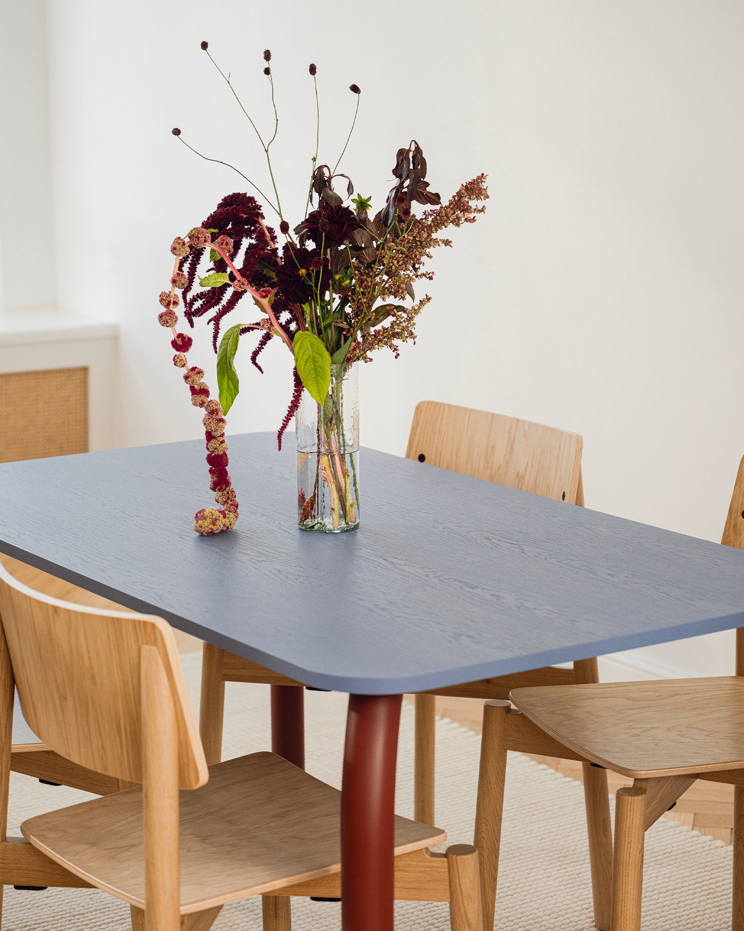 Vaso in vetro soffiato realizzato a mano Tubu