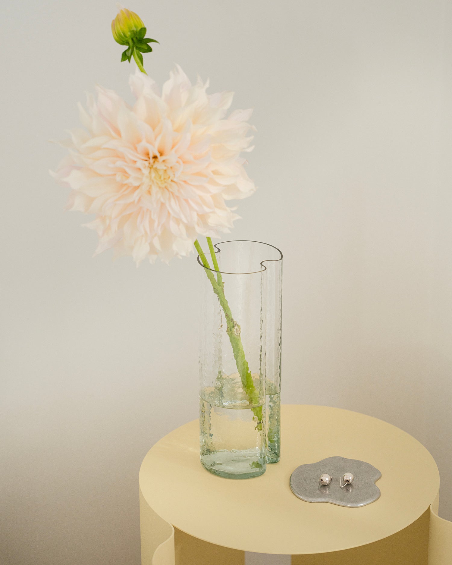 Vaso in vetro soffiato realizzato a mano Tubu