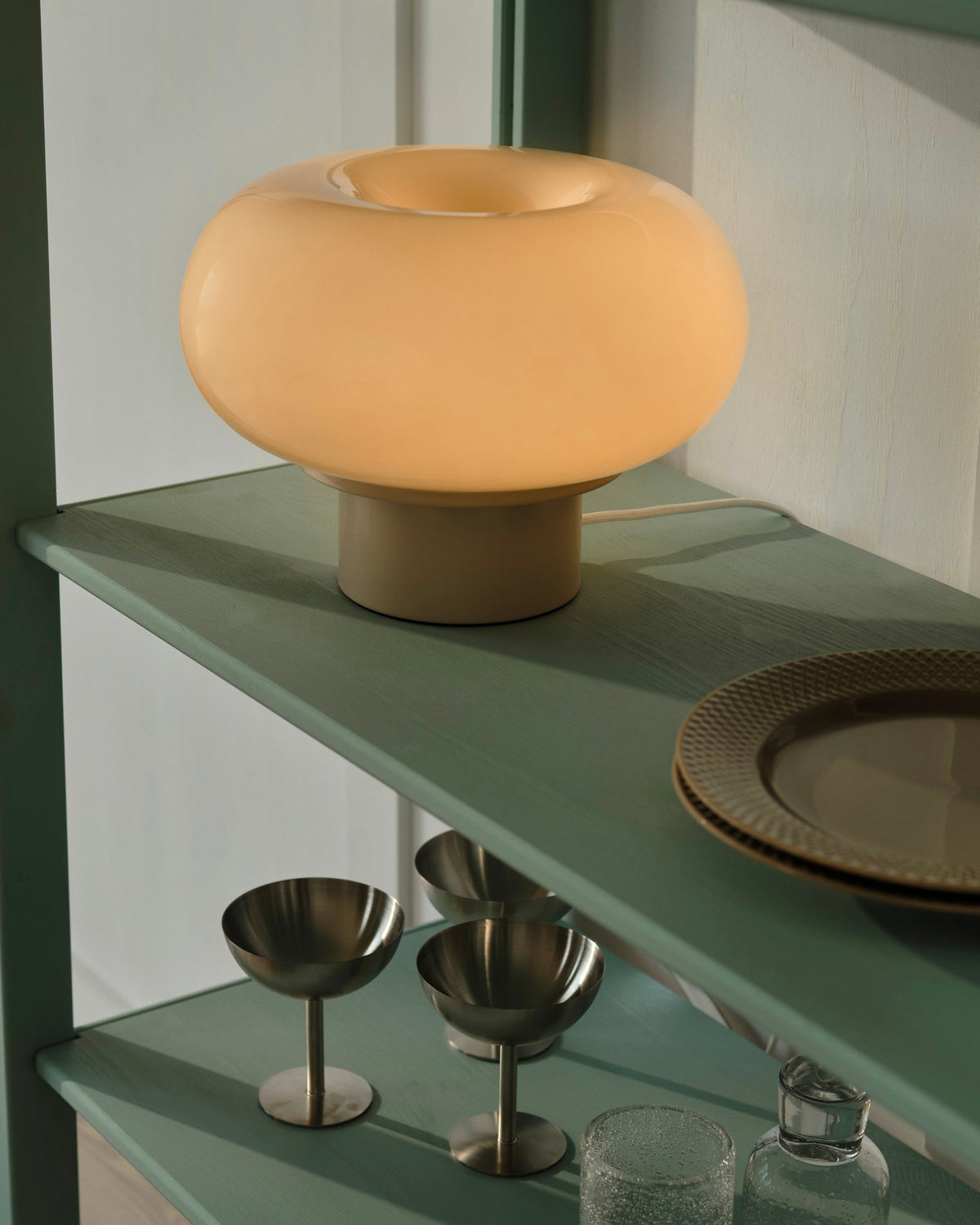 Lampada da tavolo in vetro Malti