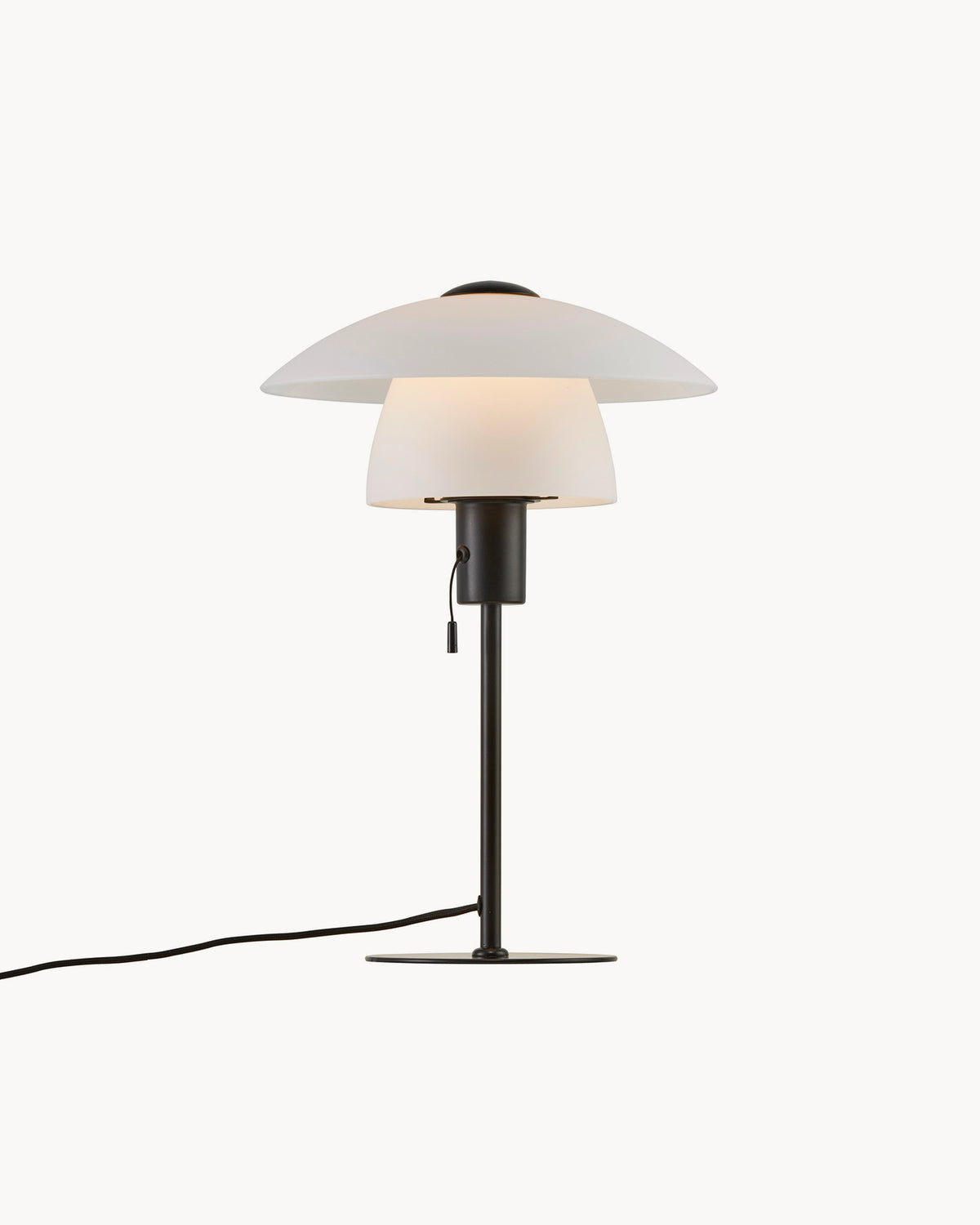 Lampada da tavolo in vetro opale Verona