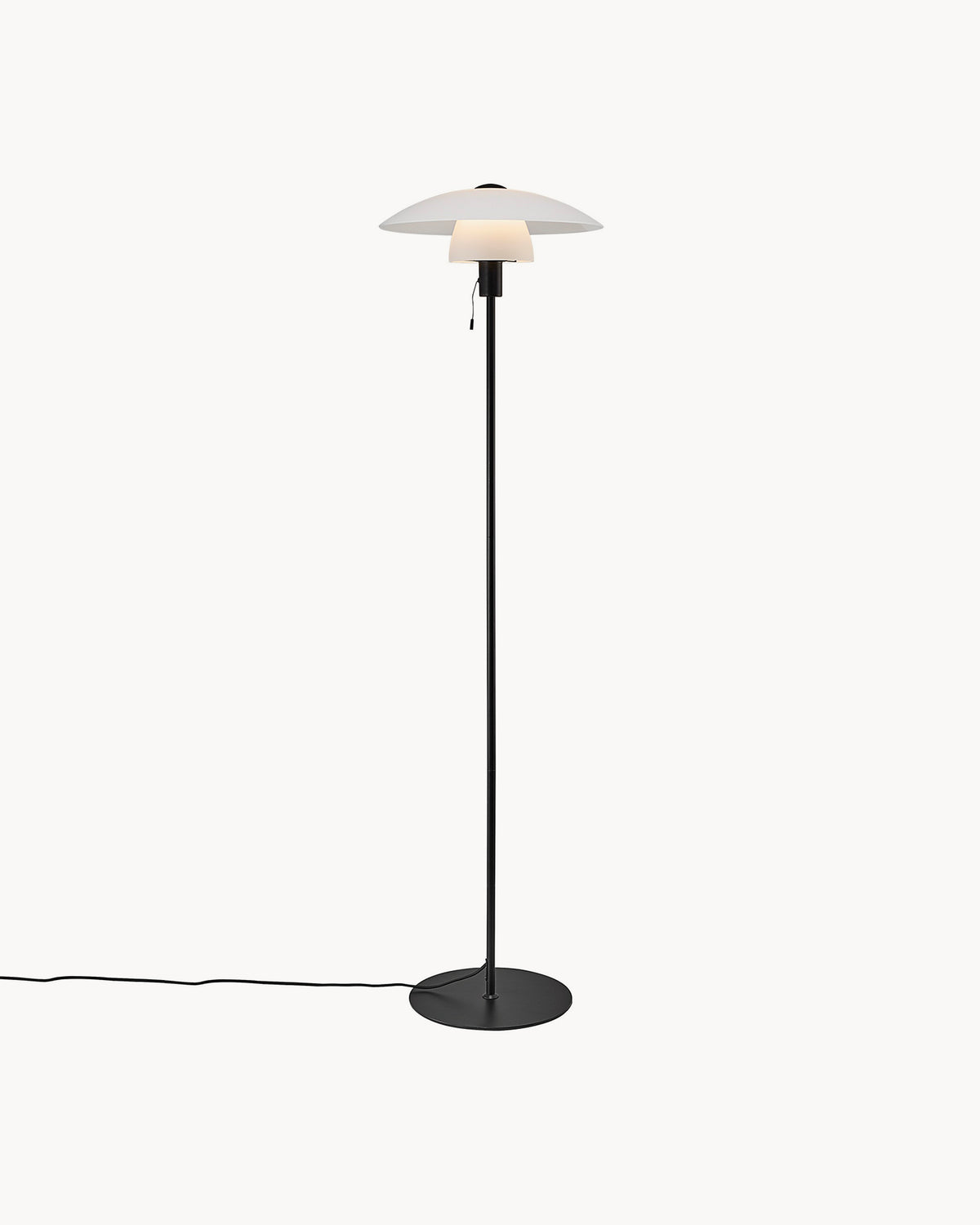 Lampada da terra in vetro opale Verona