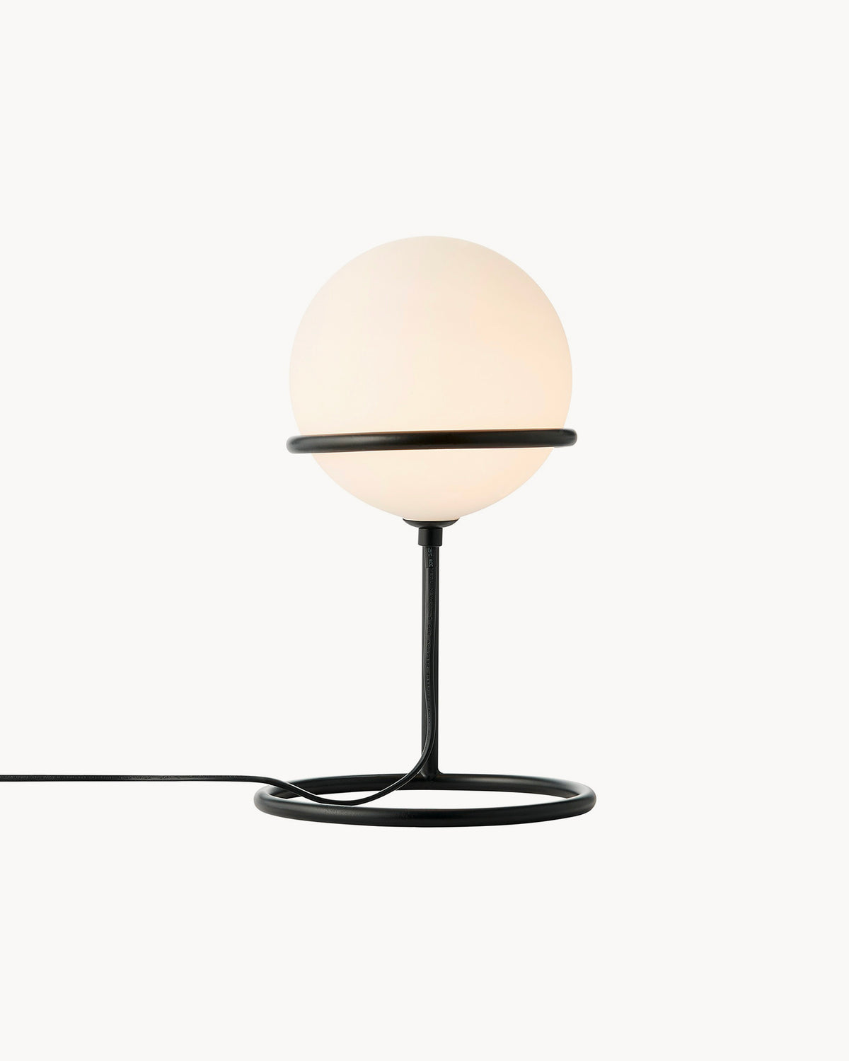 Lampada da tavolo in vetro e metallo Wilson
