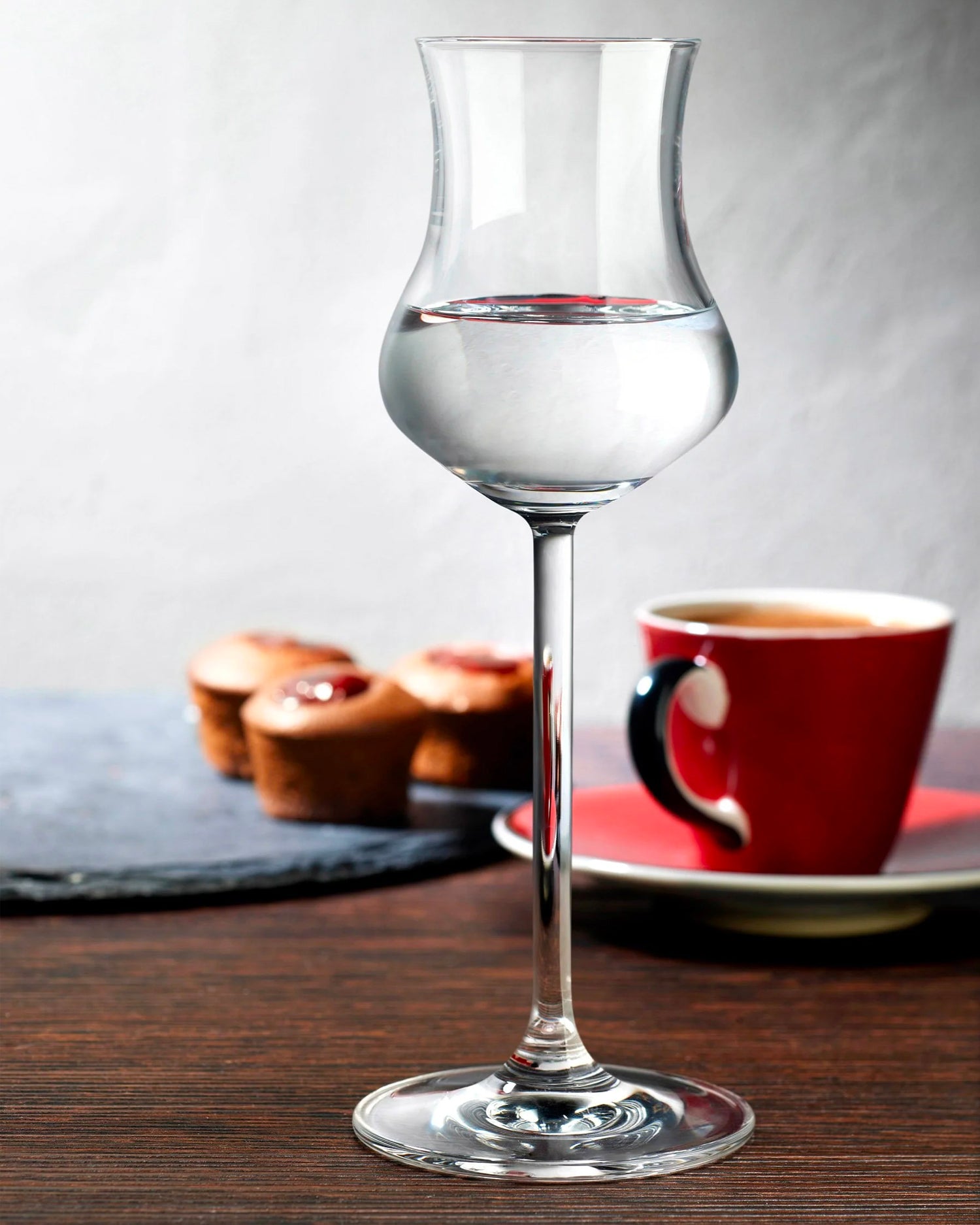 Set 2 calici da grappa in cristallo Vintage
