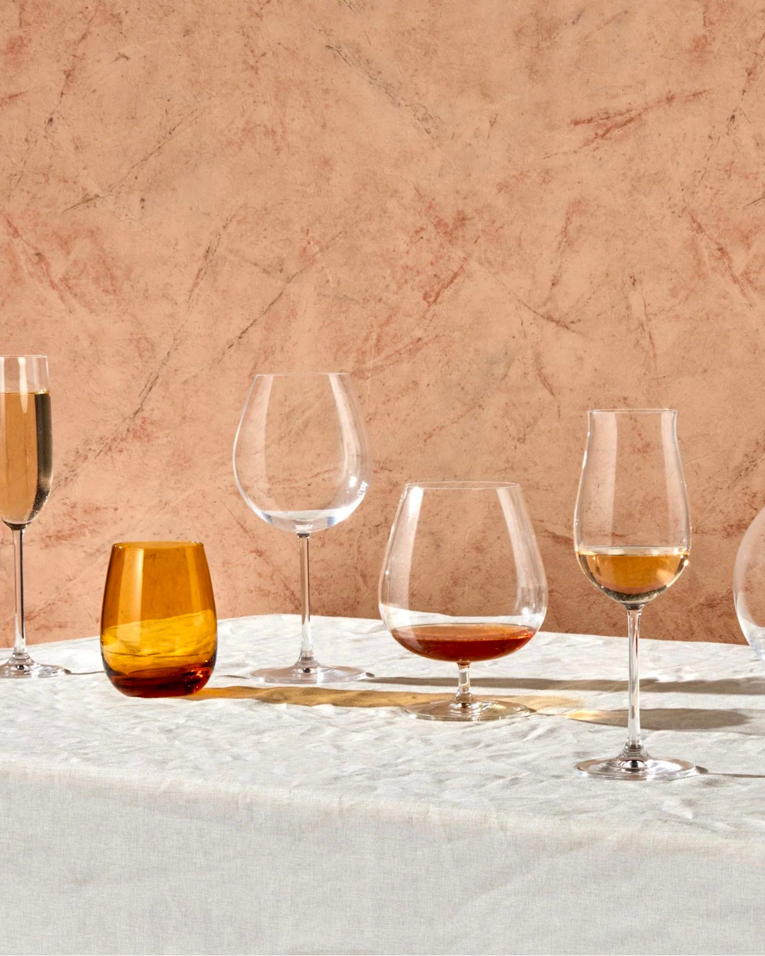 Set 4 bicchieri acqua in cristallo Colored U
