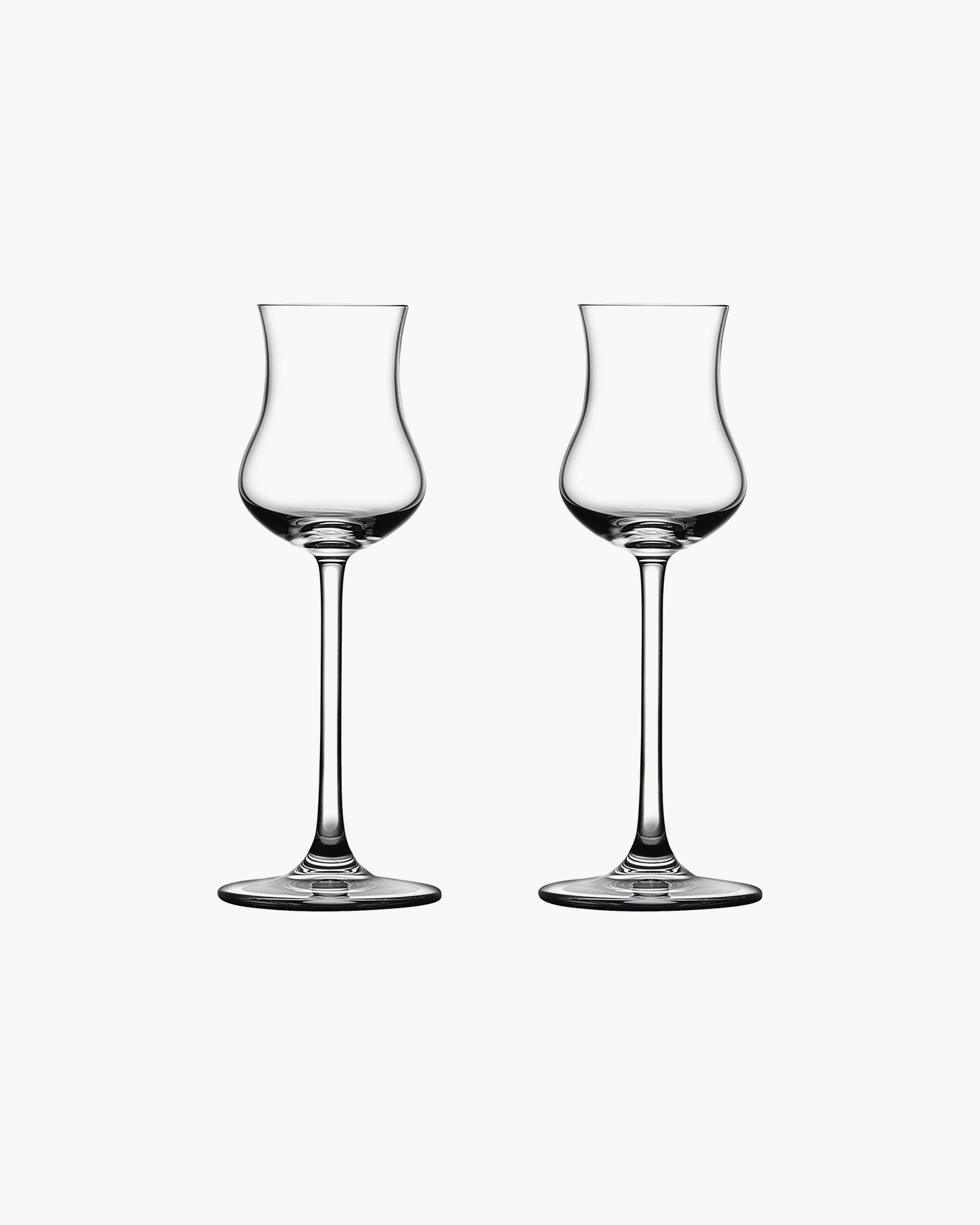 Set 2 calici da grappa in cristallo Vintage