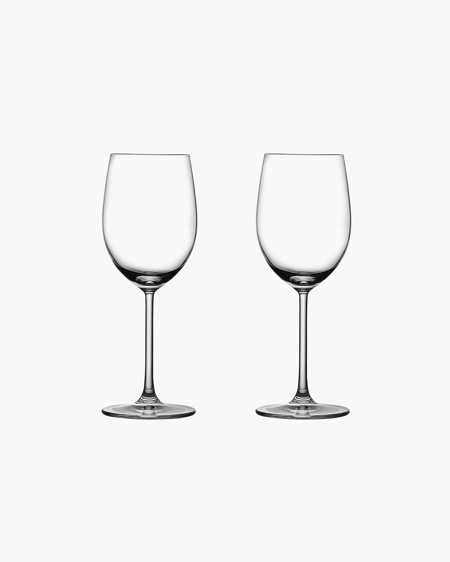 Set 2 calici da vino bianco in cristallo Vintage