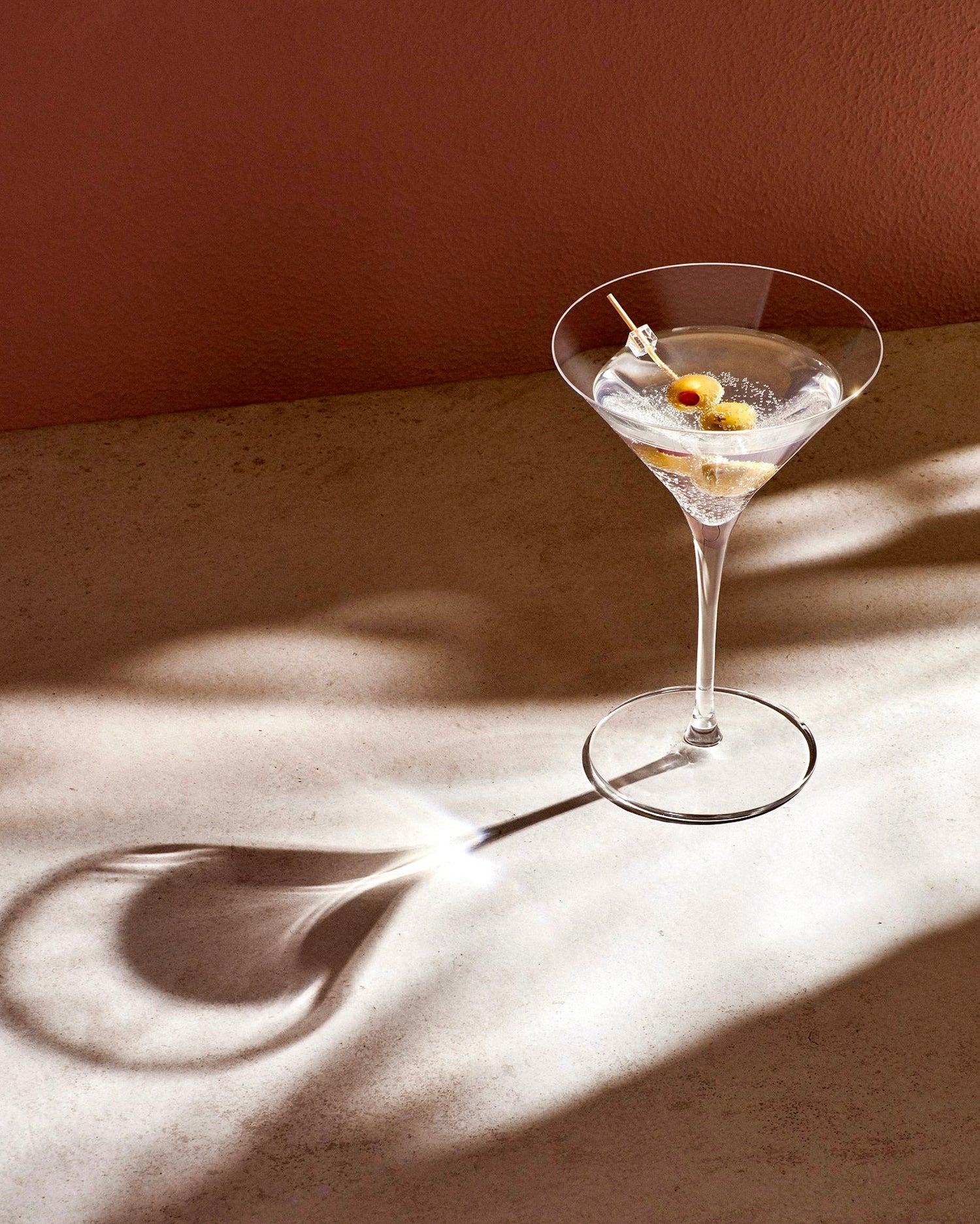 Set 2 bicchieri da martini in cristallo Vintage
