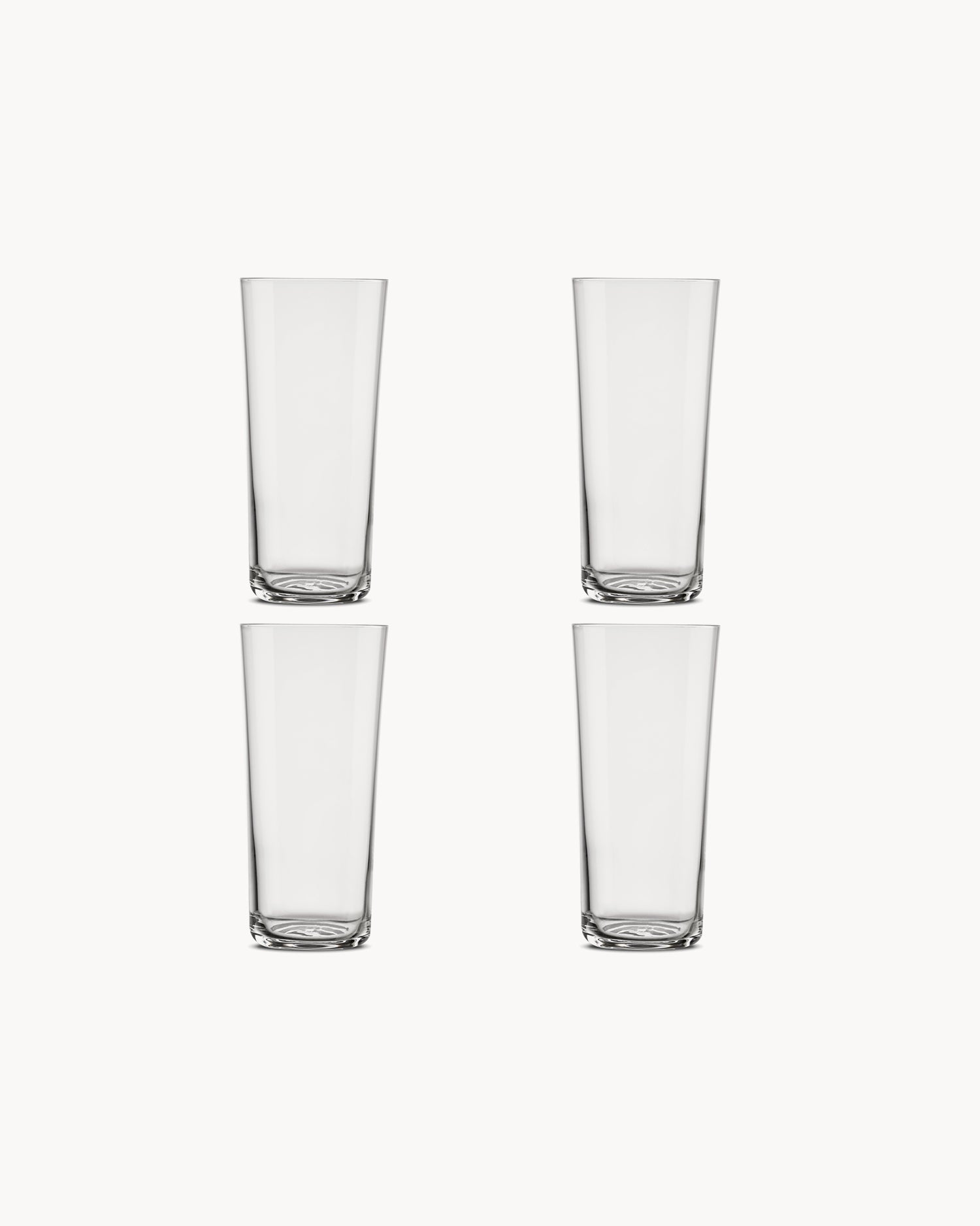 Set 4 bicchieri alti in cristallo Savage