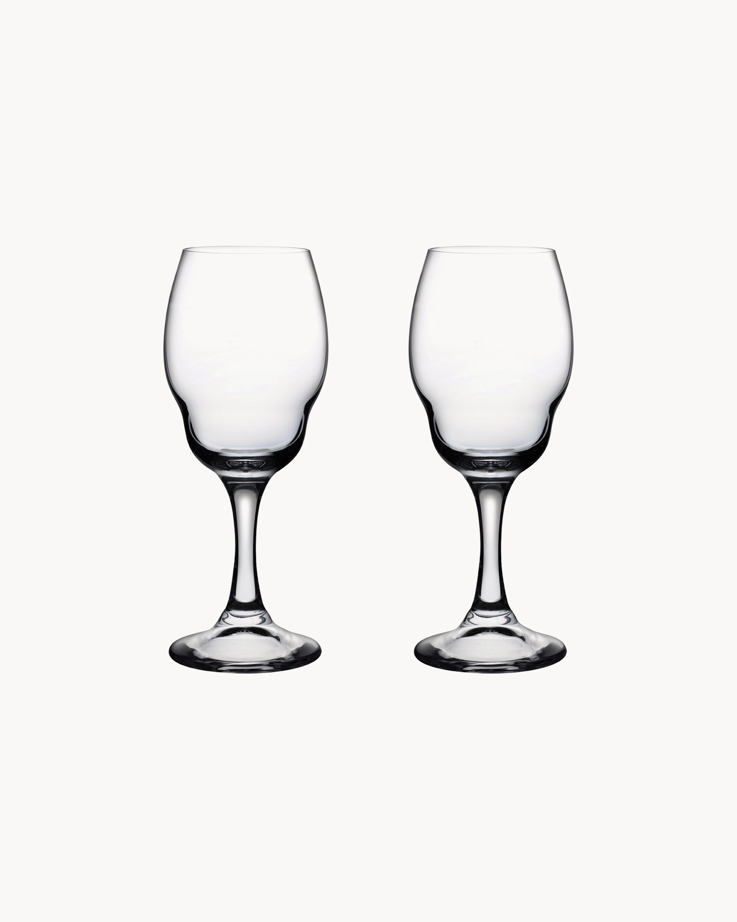 Set 2 calici da vino bianco in cristallo Heads Up