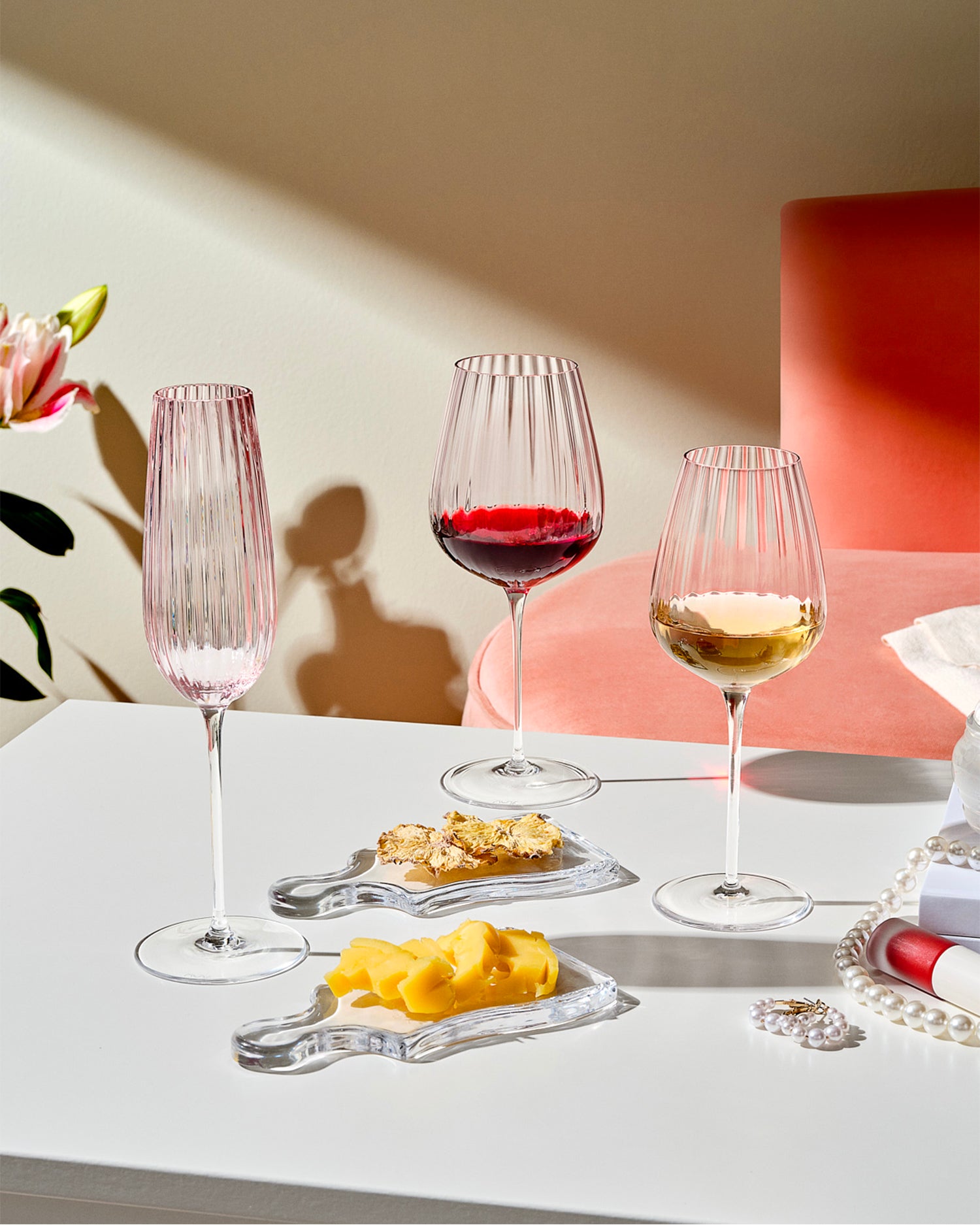 Set 2 calici da vino rosso Round Up