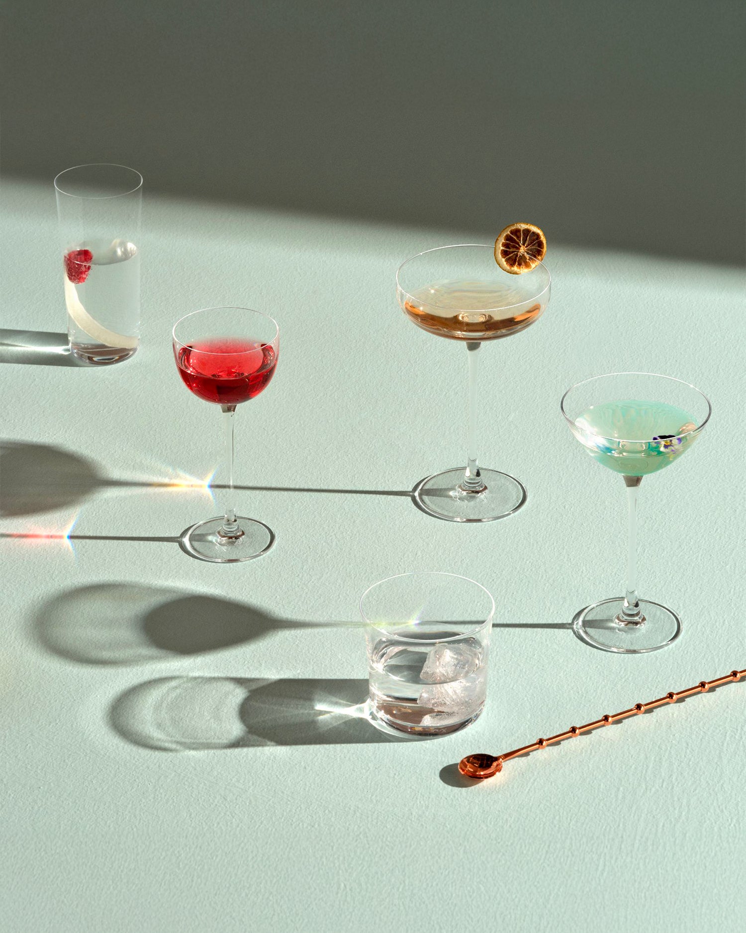 Set 4 bicchieri da cocktail in cristallo Savage