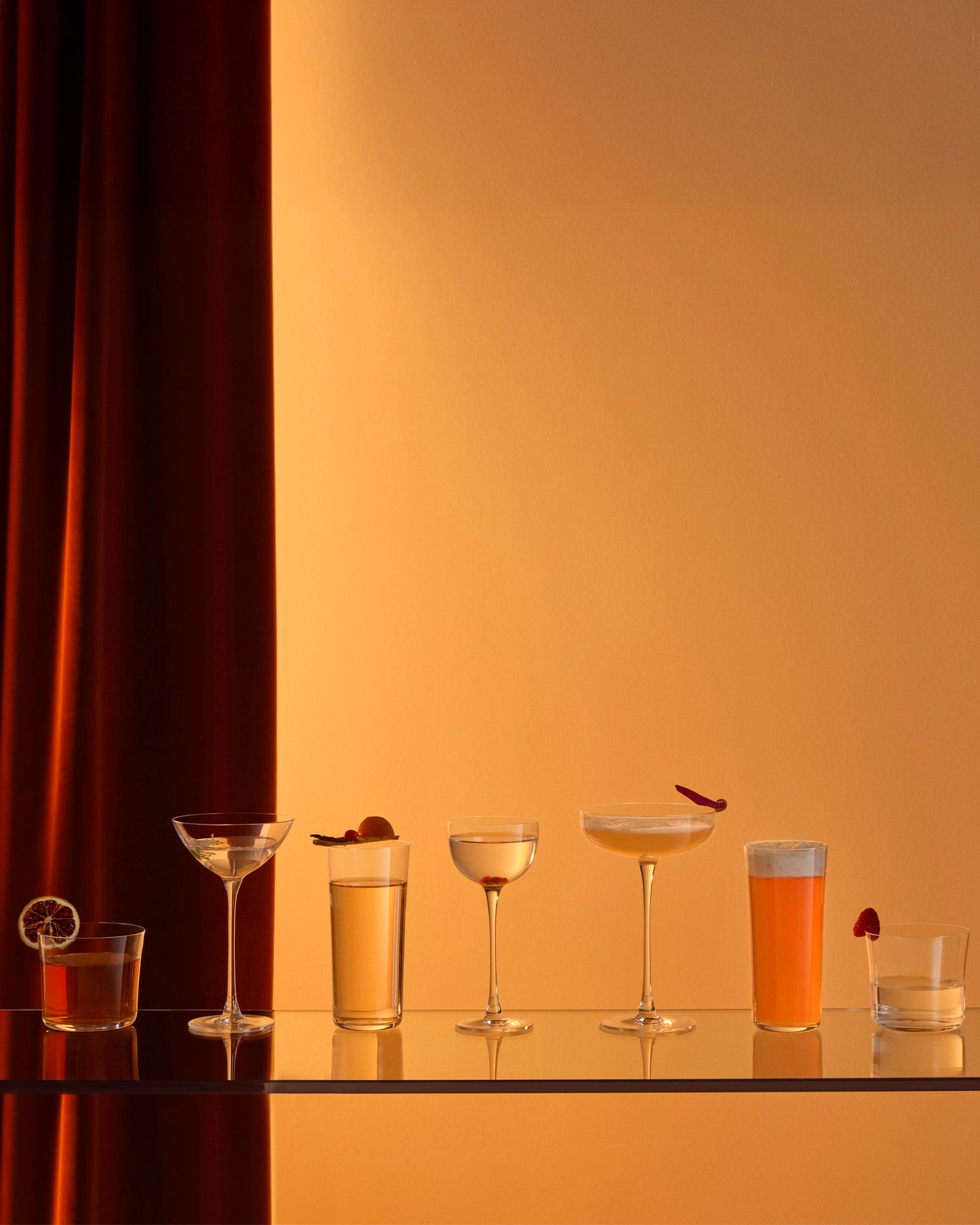 Set 4 bicchieri da cocktail in cristallo Savage