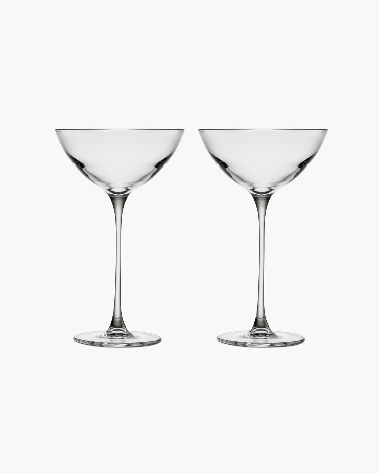 Set 2 coppe piccole in cristallo Savage