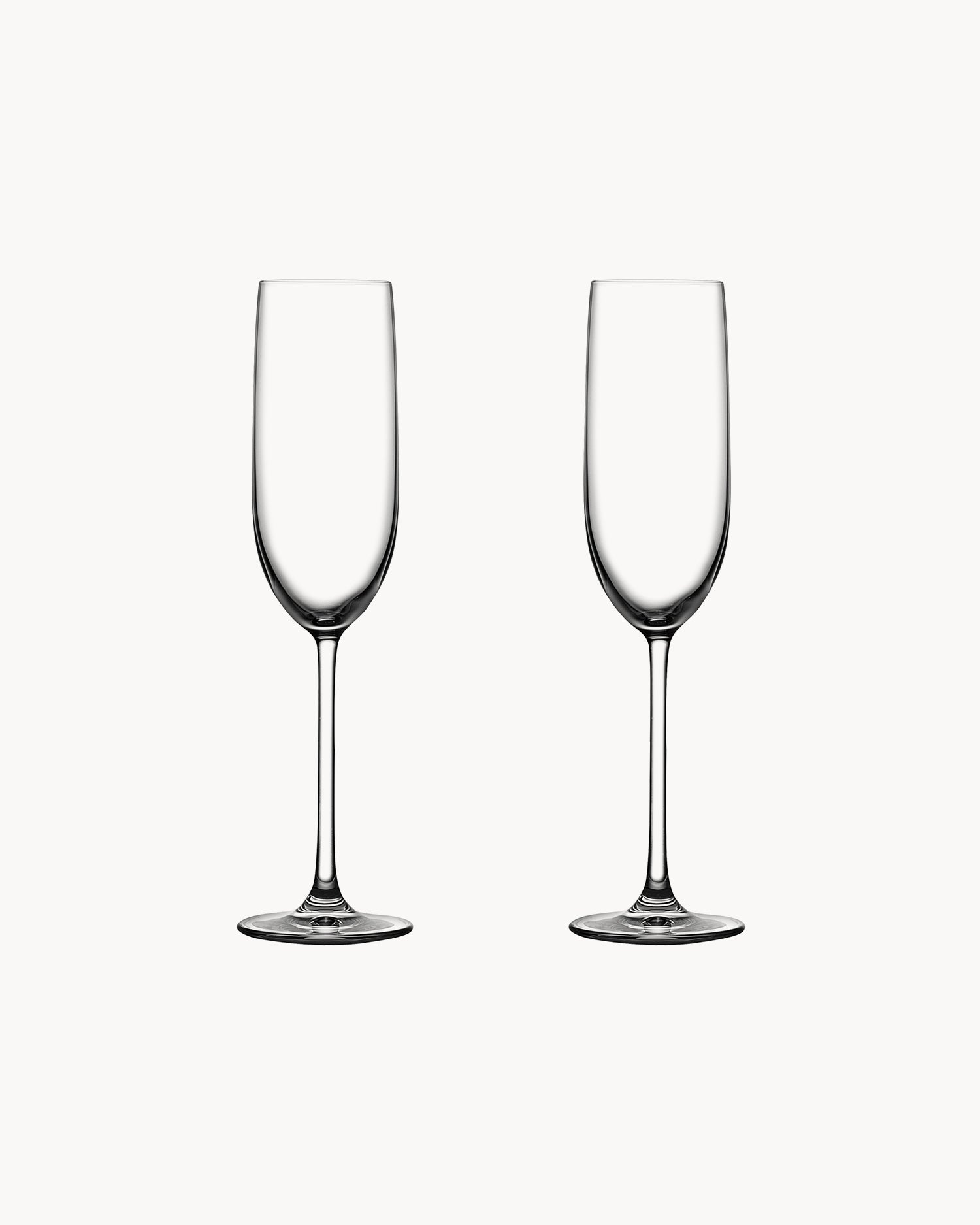 Set 2 flute in cristallo Vintage