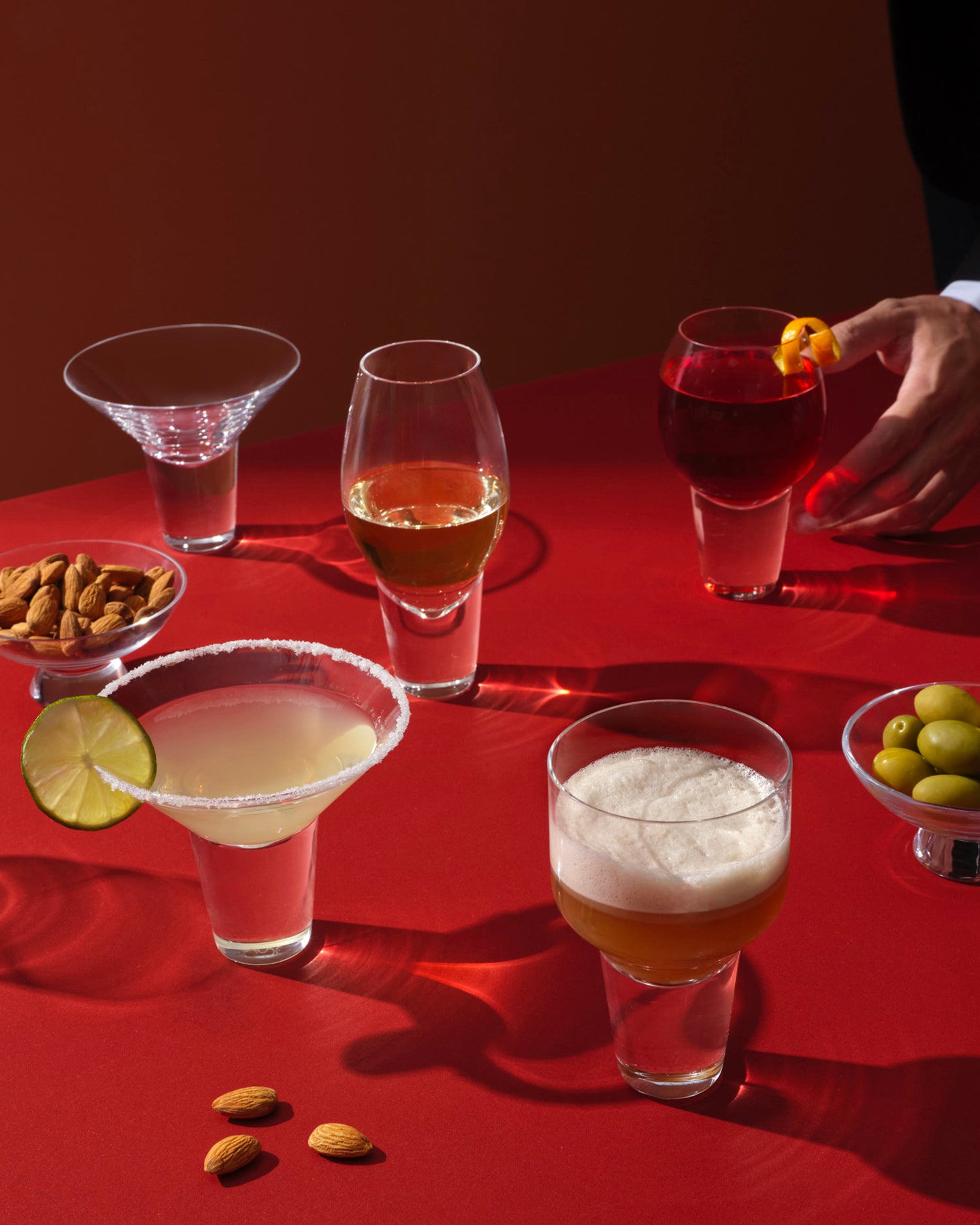 Set 2 bicchieri da Cocktail in cristallo Gravity