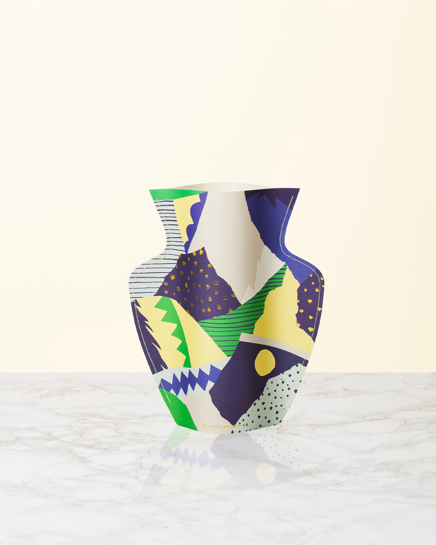 Vaso decorativo di carta Stromboli