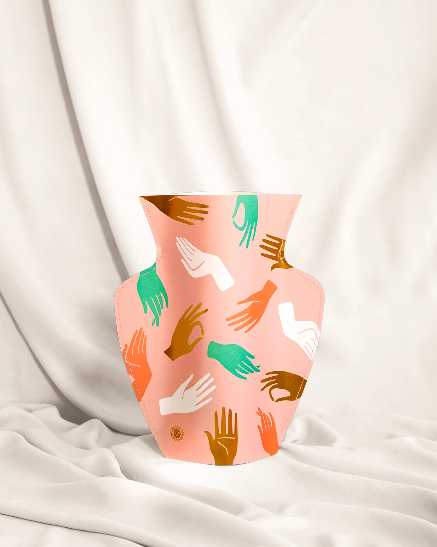 Vaso decorativo di carta Hamsa