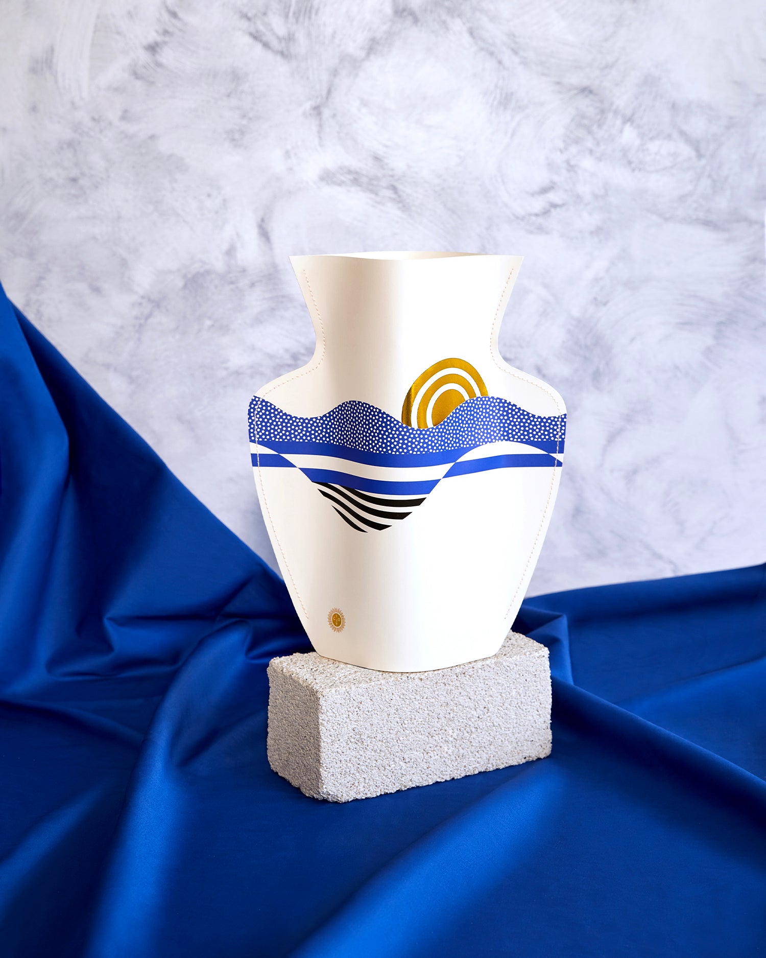 Vaso decorativo di carta Salina