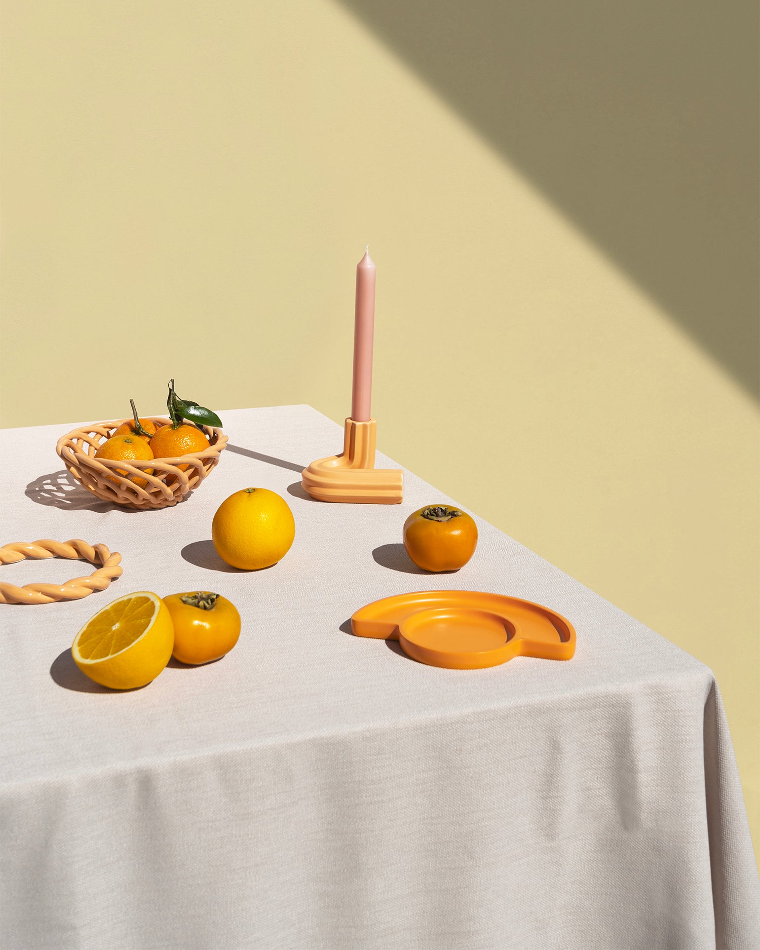 Sottopentola fatto a mano in ceramica Sicilia