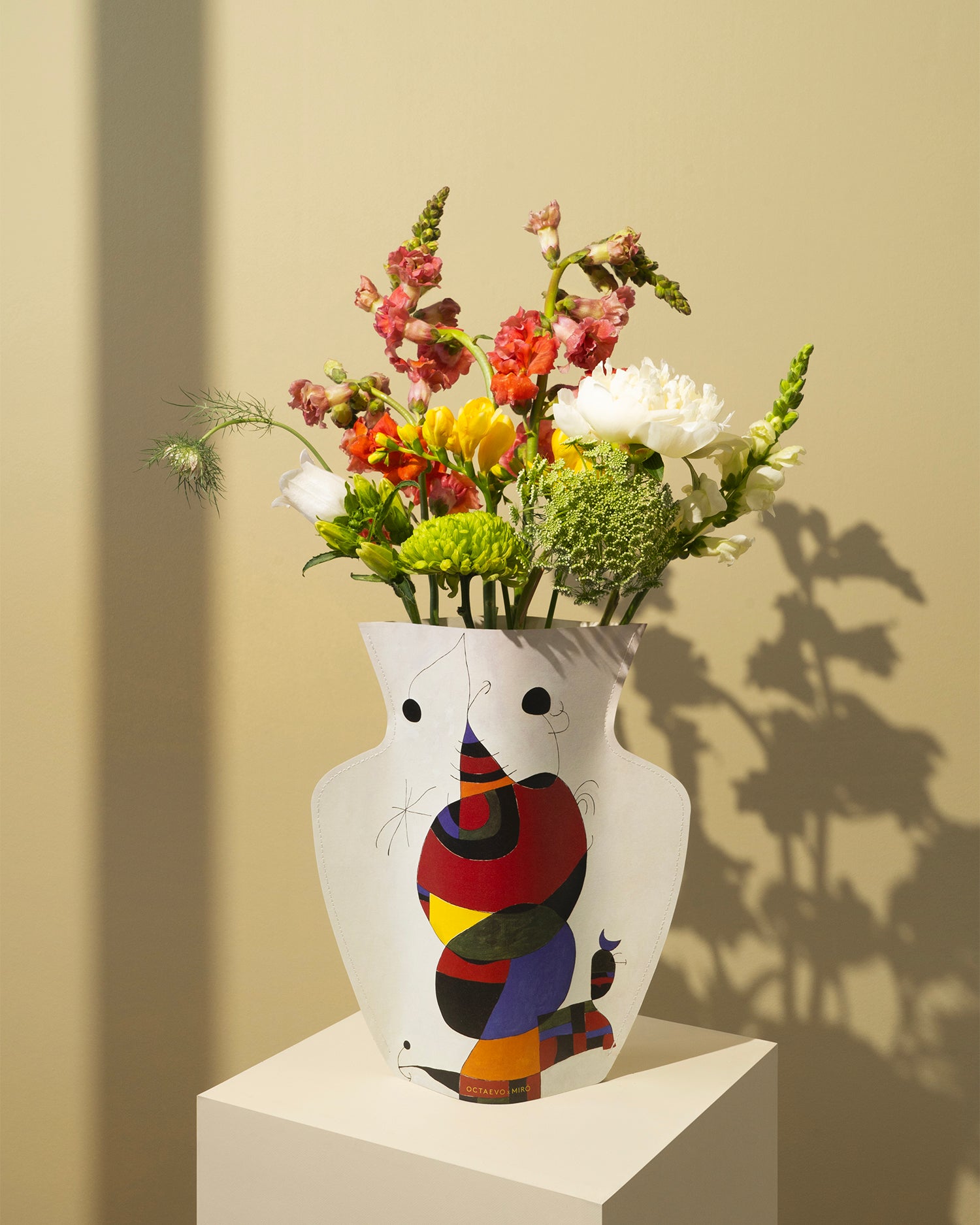 Vaso decorativo di carta Mirò