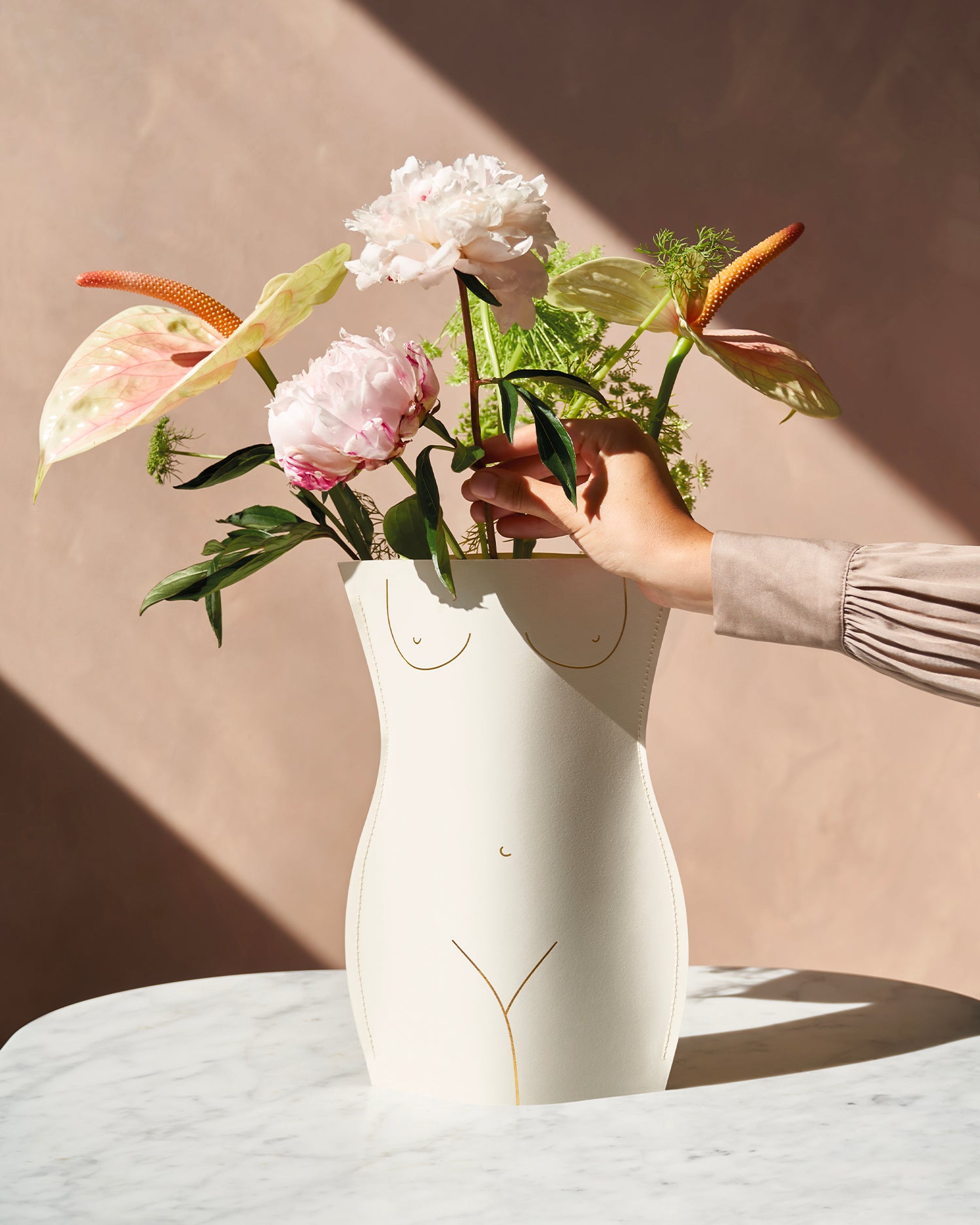 Vaso decorativo di carta Venus