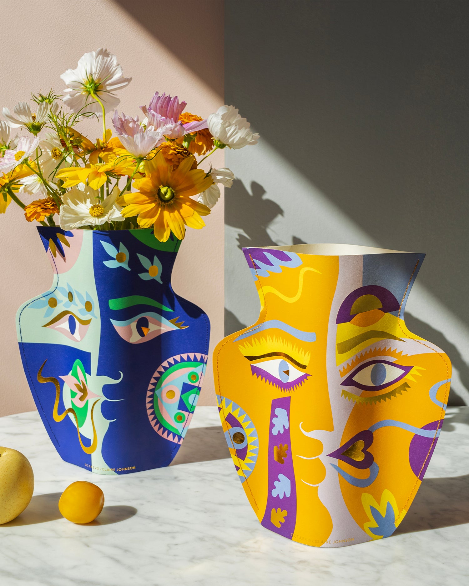 Vaso decorativo di carta Olimpo